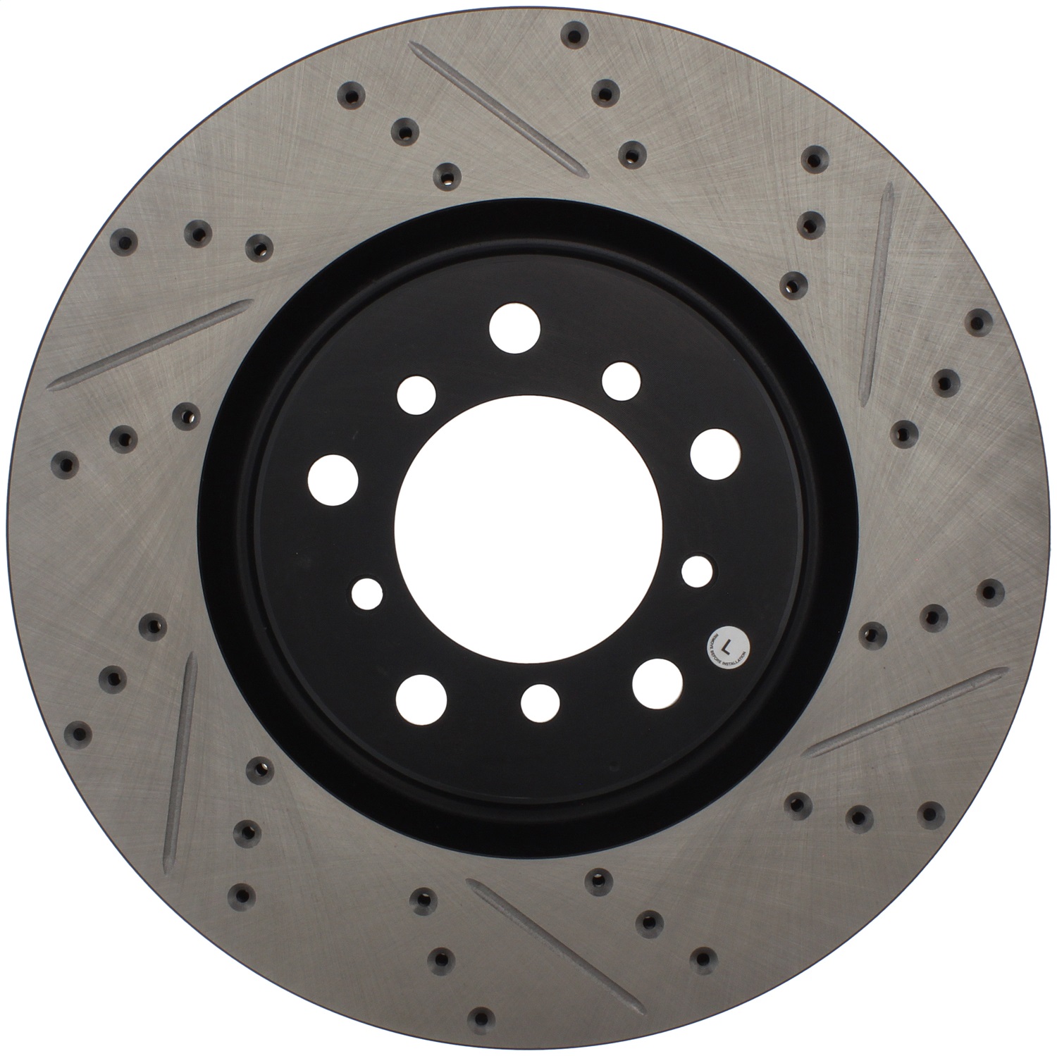StopTech 127.34058L Sport Cross-Drilled And Slotted Disc Brake Rotor Fits M3
