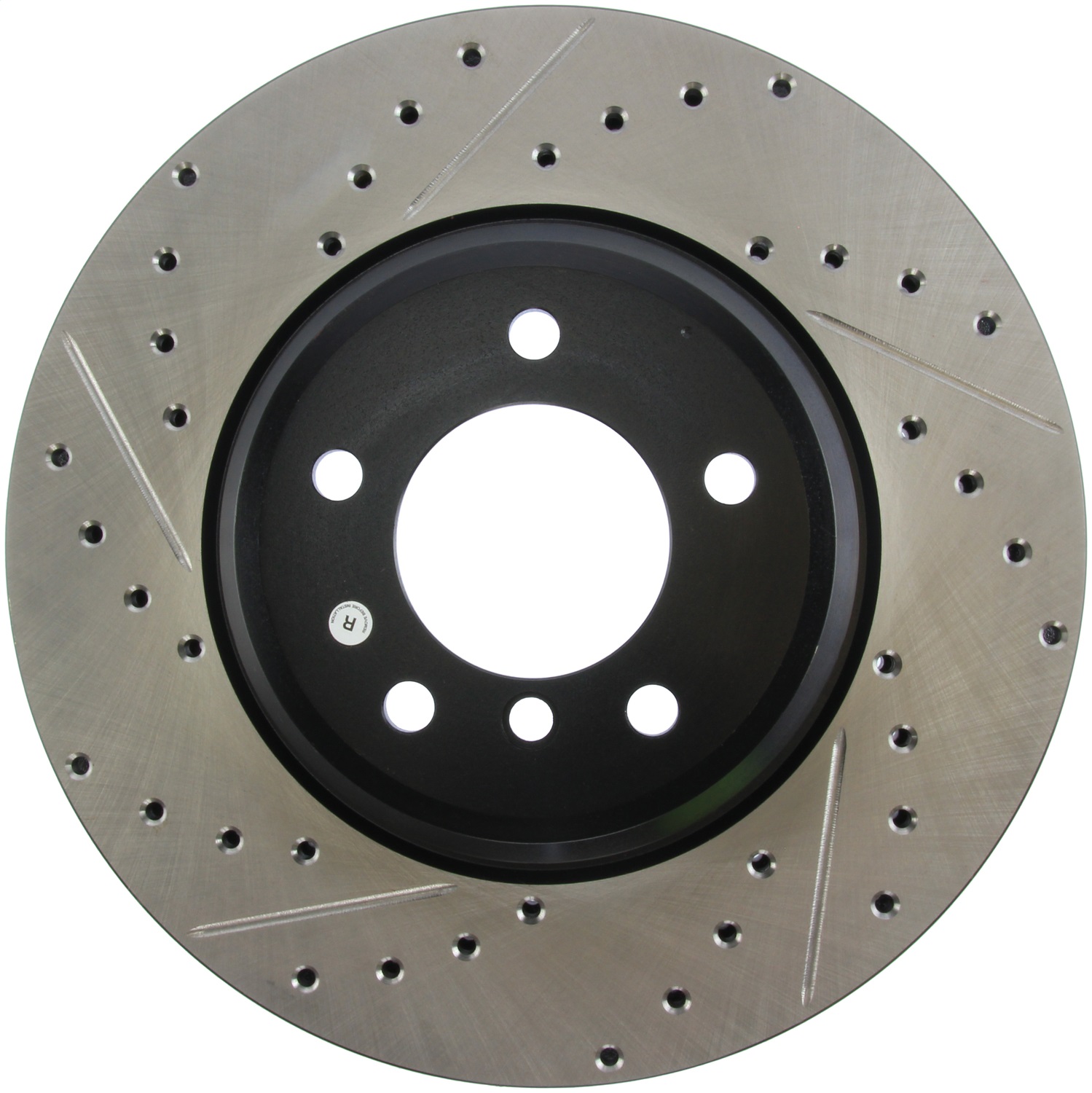 StopTech 127.34093R Sport Cross-Drilled And Slotted Disc Brake Rotor