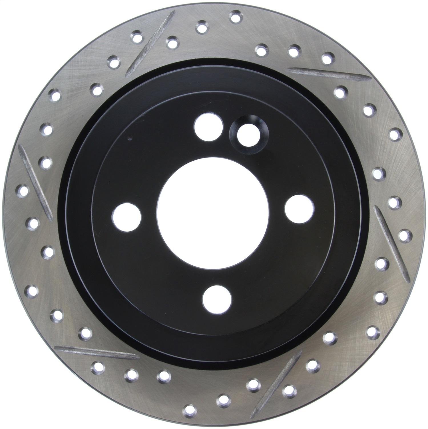 StopTech 127.34094R Sport Cross-Drilled And Slotted Disc Brake Rotor Fits Cooper