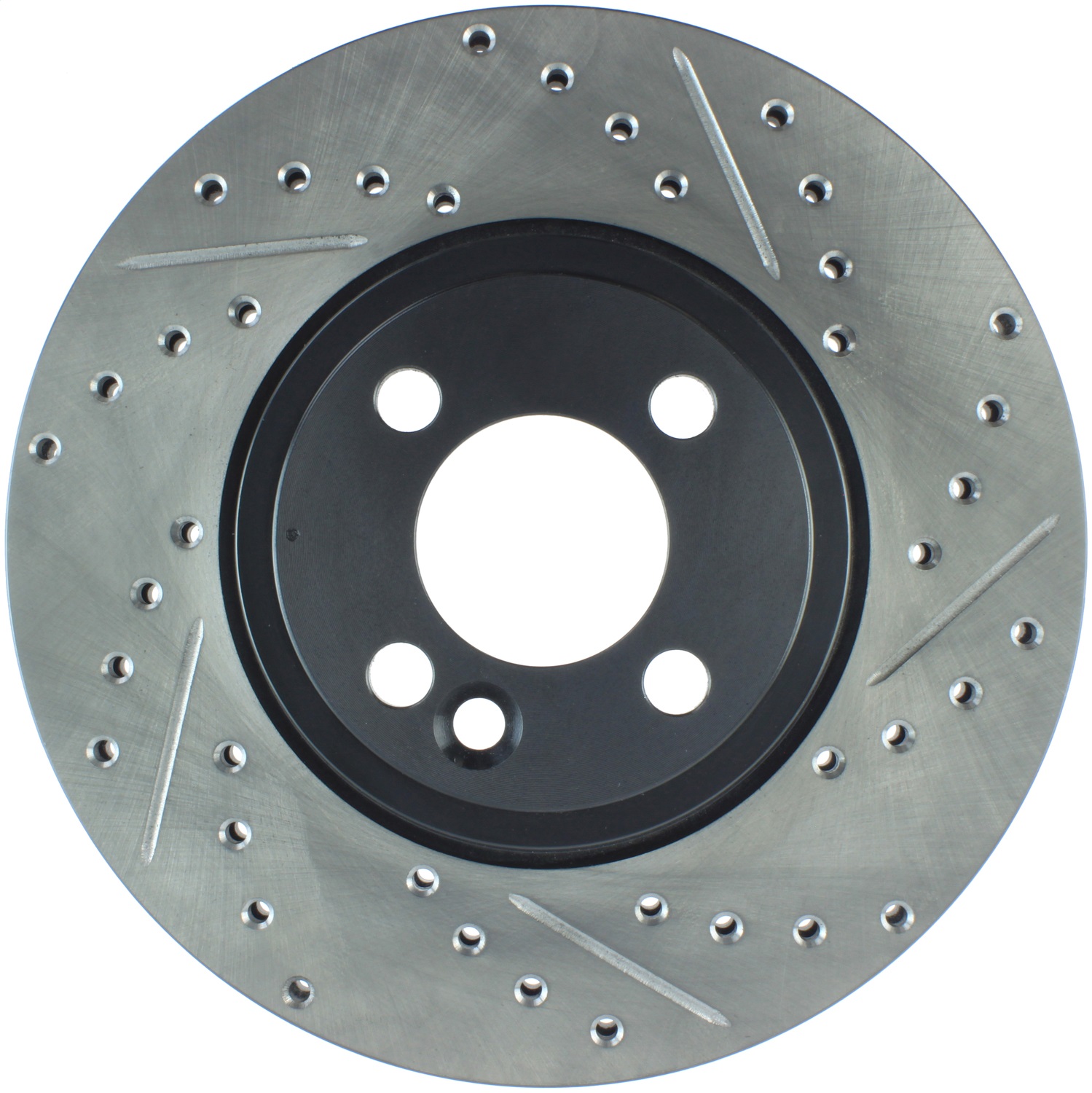StopTech 127.34101L Sport Cross-Drilled And Slotted Disc Brake Rotor Fits Cooper