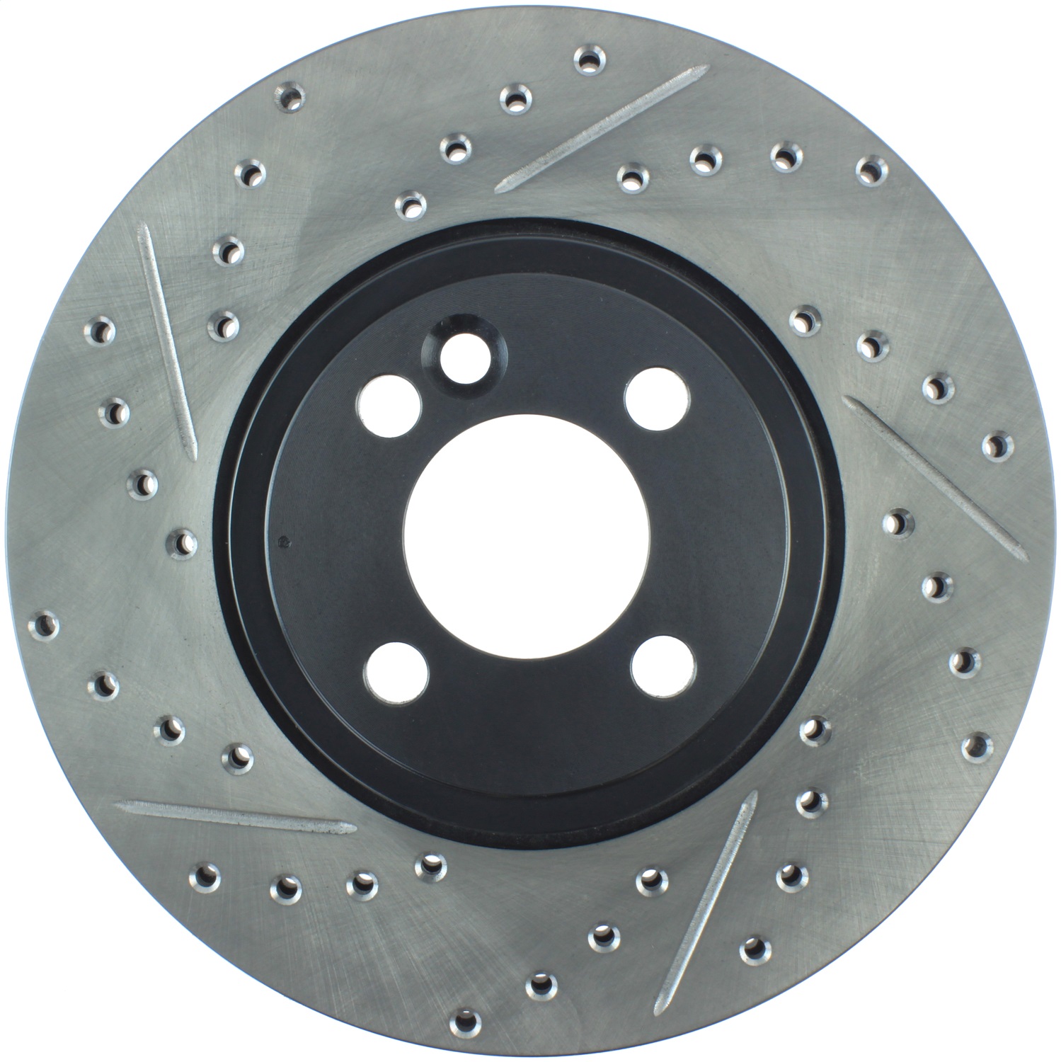 StopTech 127.34101R Sport Cross-Drilled And Slotted Disc Brake Rotor Fits Cooper