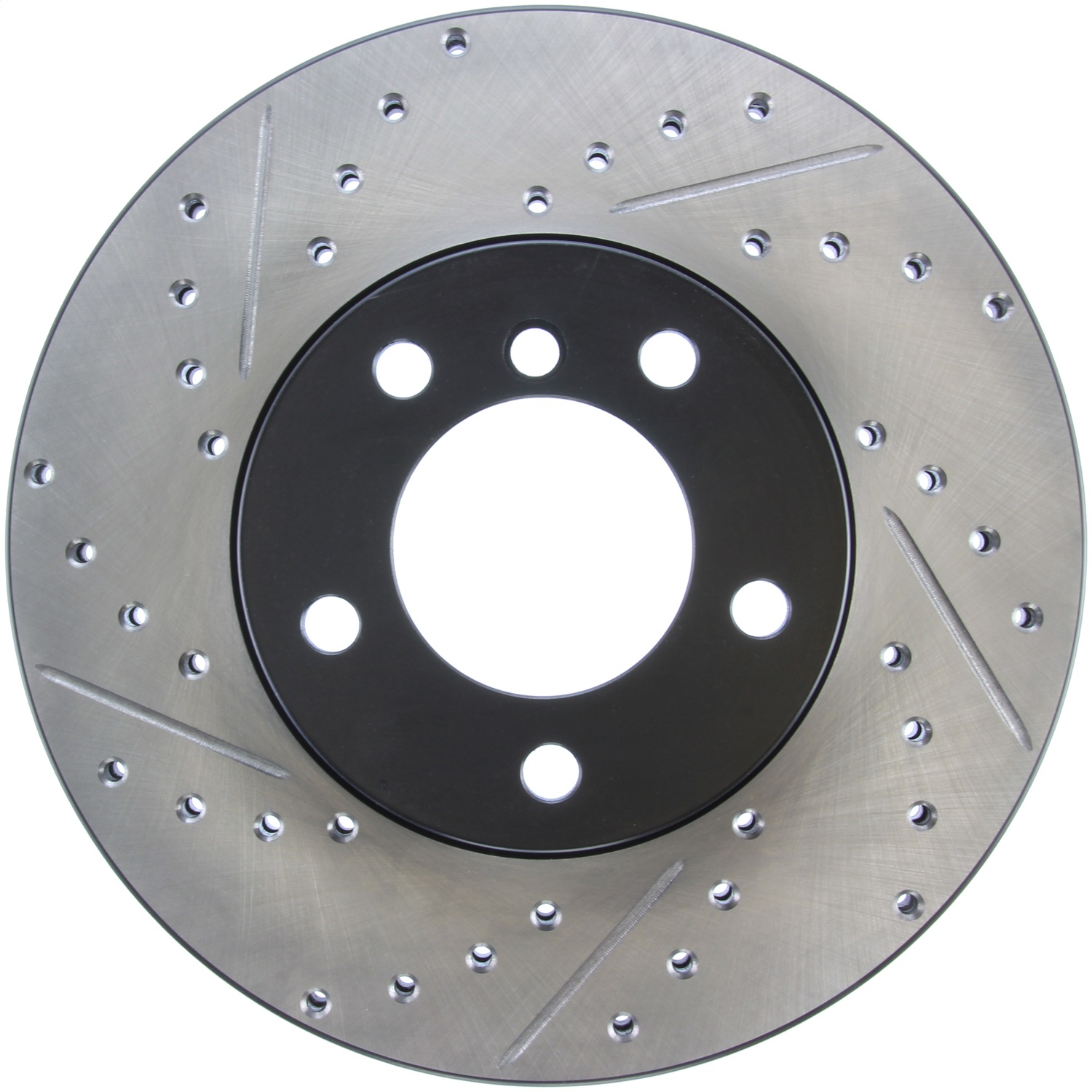 StopTech 127.34108R Sport Cross-Drilled And Slotted Disc Brake Rotor