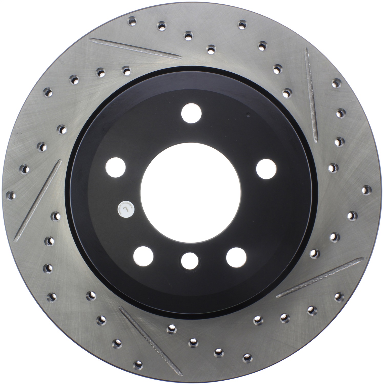 StopTech 127.34109L Sport Cross-Drilled And Slotted Disc Brake Rotor