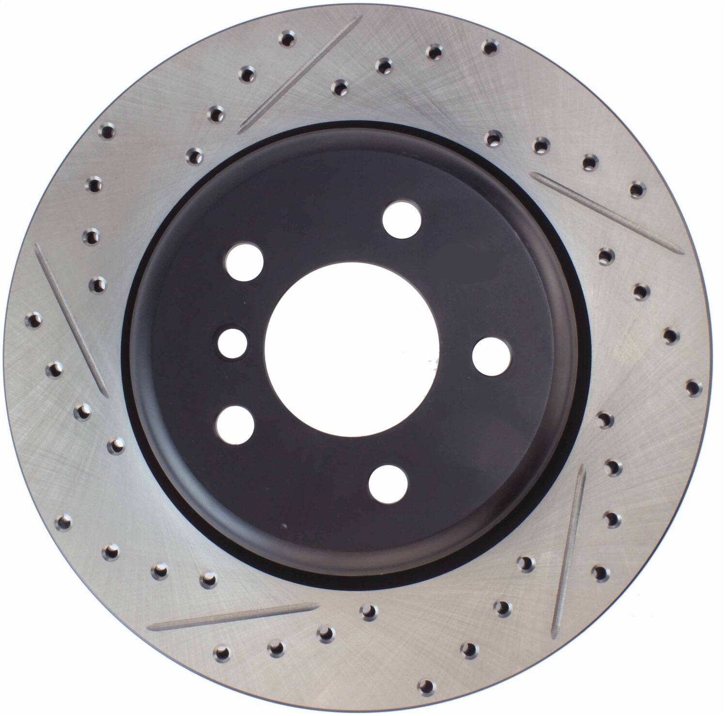 StopTech 127.34131R Sport Cross-Drilled And Slotted Disc Brake Rotor