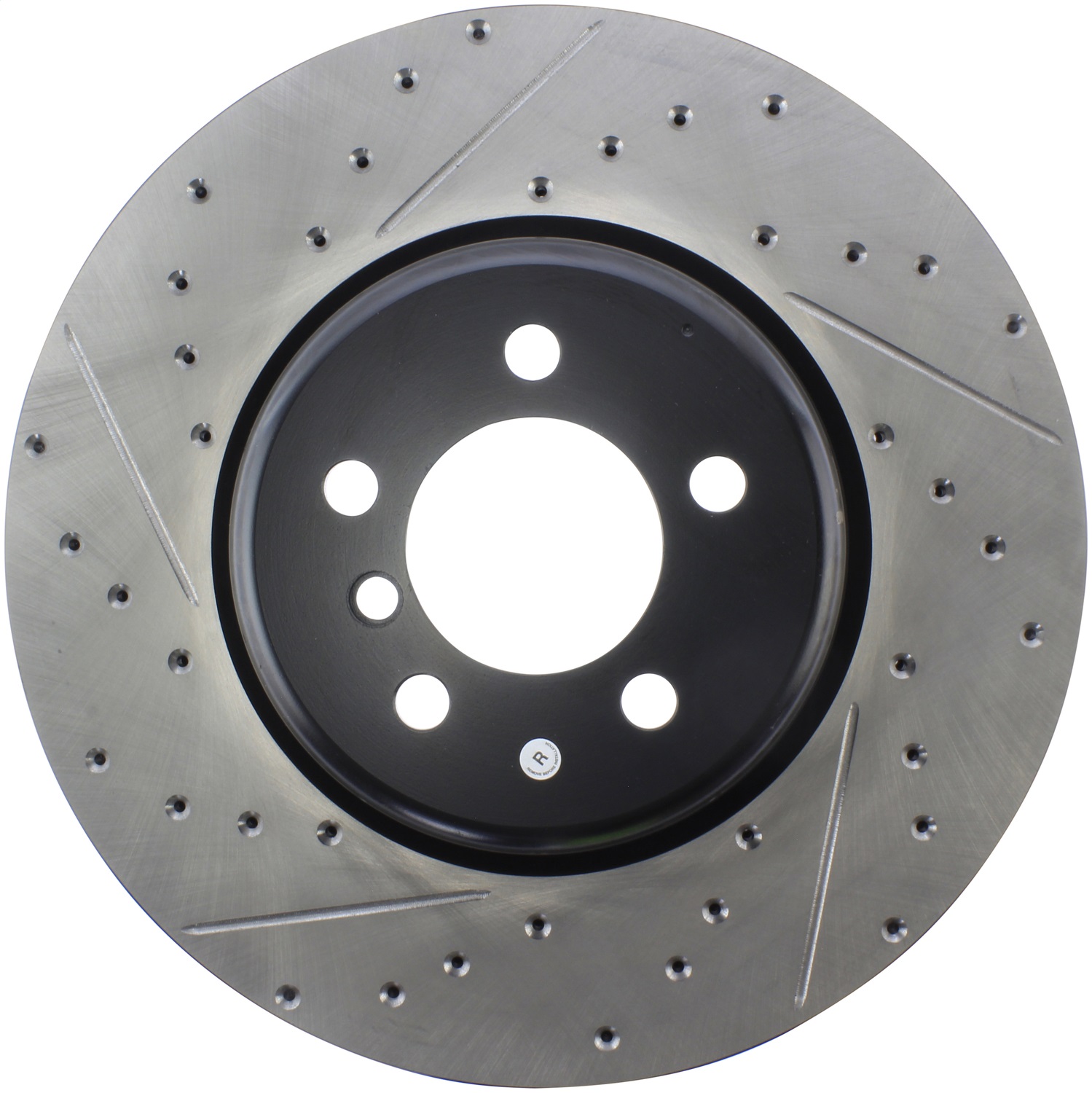 StopTech 127.34144R Sport Cross-Drilled And Slotted Disc Brake Rotor