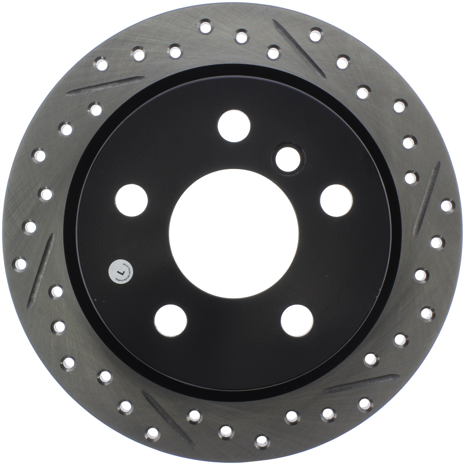 StopTech 127.34159L Sport Cross-Drilled And Slotted Disc Brake Rotor Fits Cooper