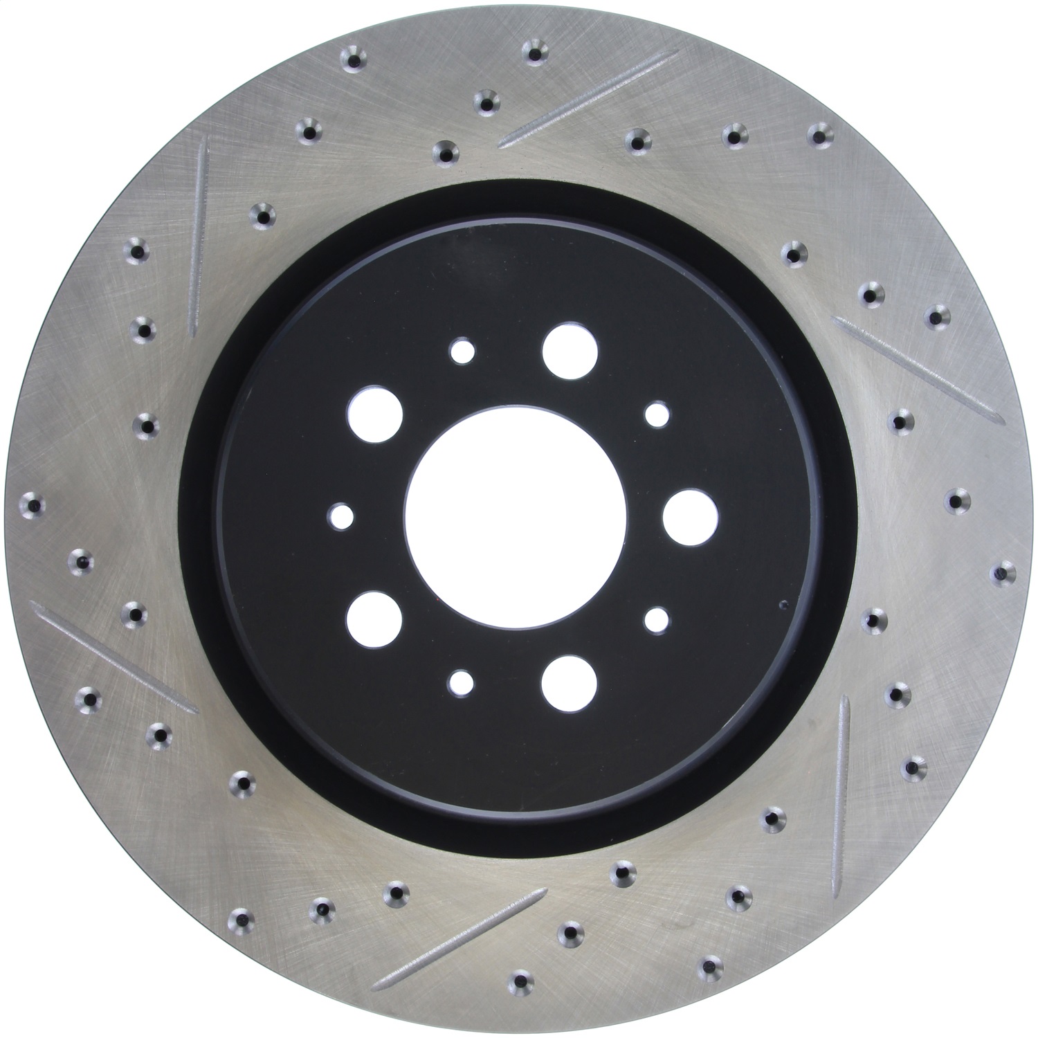 StopTech 127.39036R Sport Cross-Drilled And Slotted Disc Brake Rotor