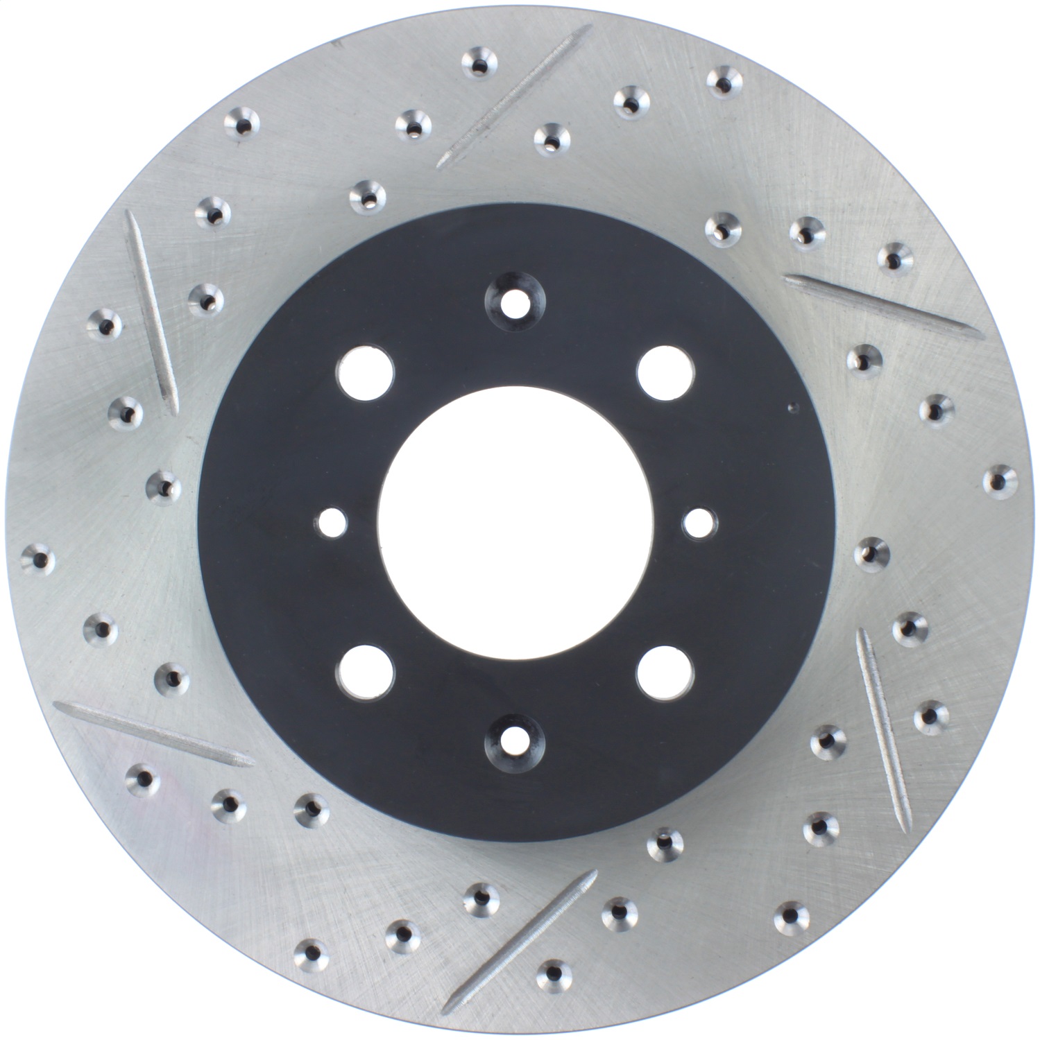 StopTech 127.40021R Sport Cross-Drilled And Slotted Disc Brake Rotor
