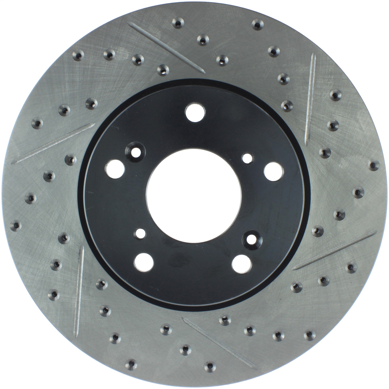 StopTech 127.40036L Sport Cross-Drilled And Slotted Disc Brake Rotor
