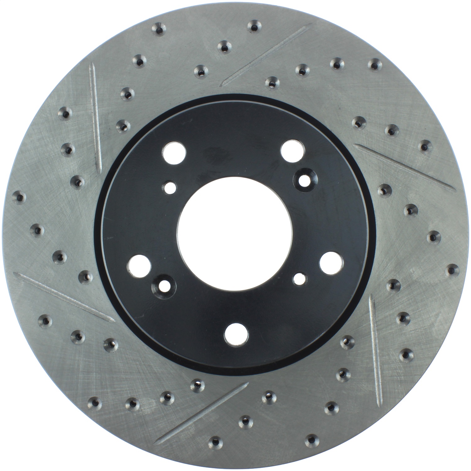 StopTech 127.40036R Sport Cross-Drilled And Slotted Disc Brake Rotor