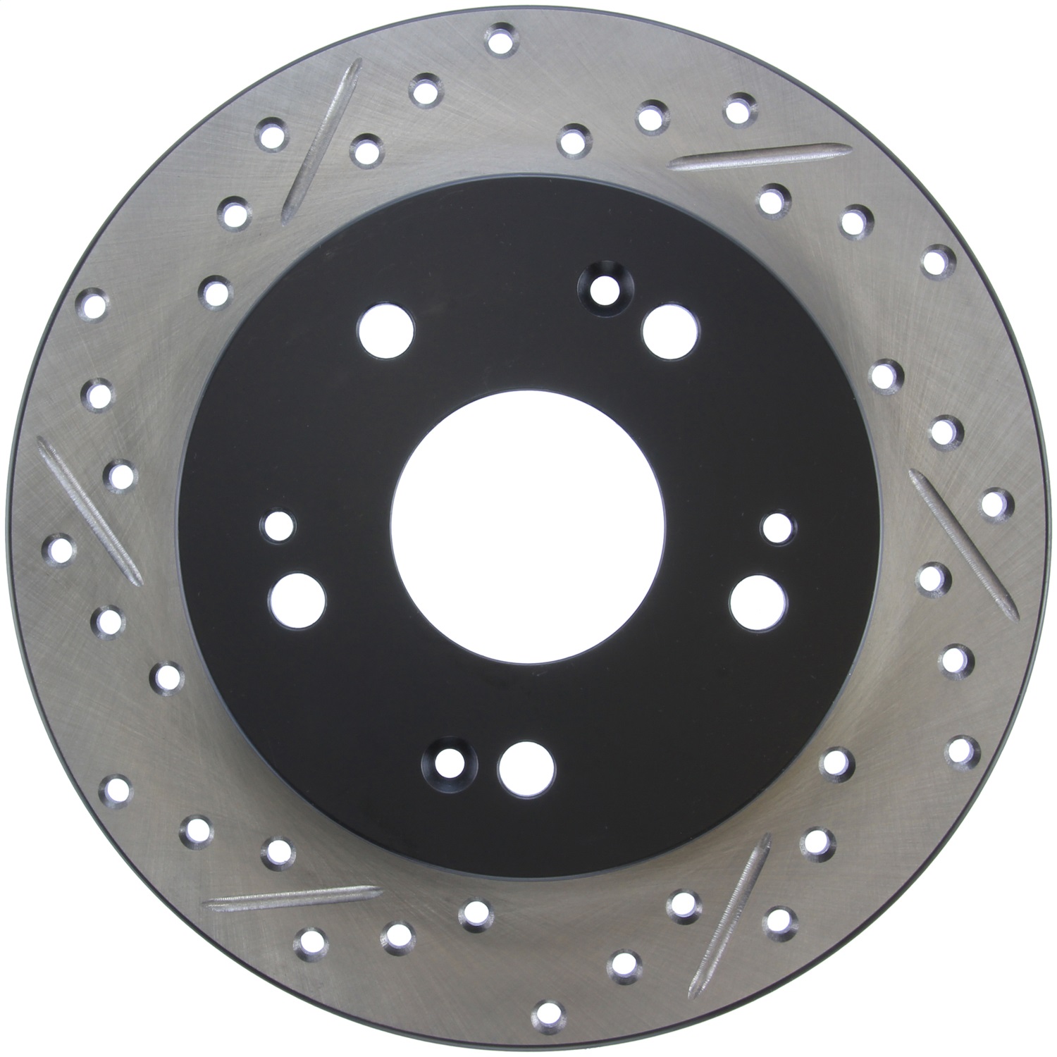 StopTech 127.40040R Sport Cross-Drilled And Slotted Disc Brake Rotor