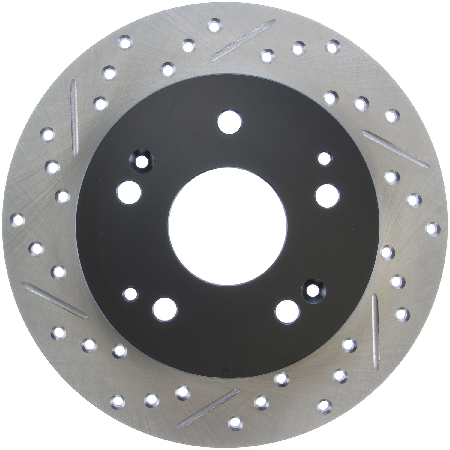 StopTech 127.40042R Sport Cross-Drilled And Slotted Disc Brake Rotor
