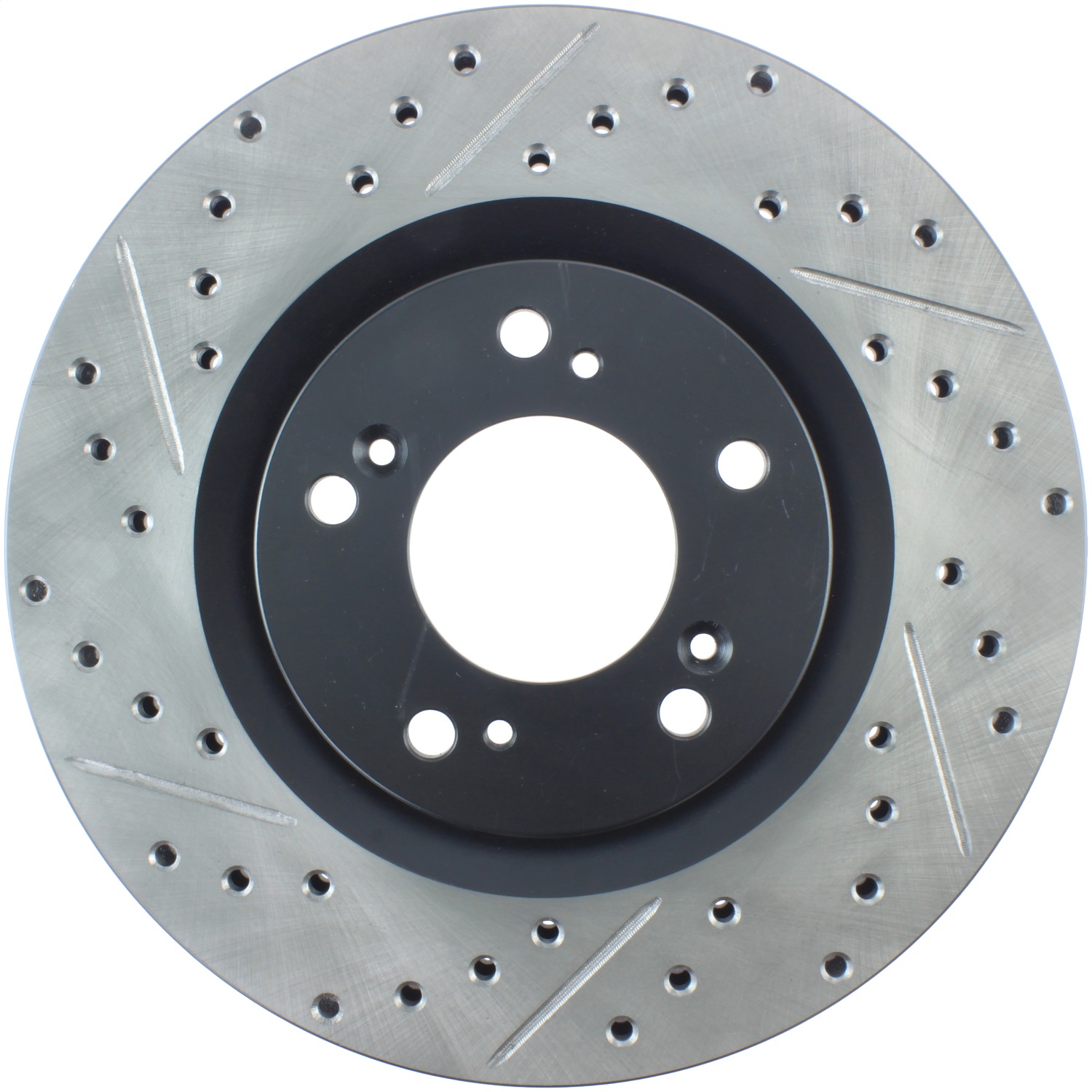 StopTech 127.40048R Sport Cross-Drilled And Slotted Disc Brake Rotor Fits S2000