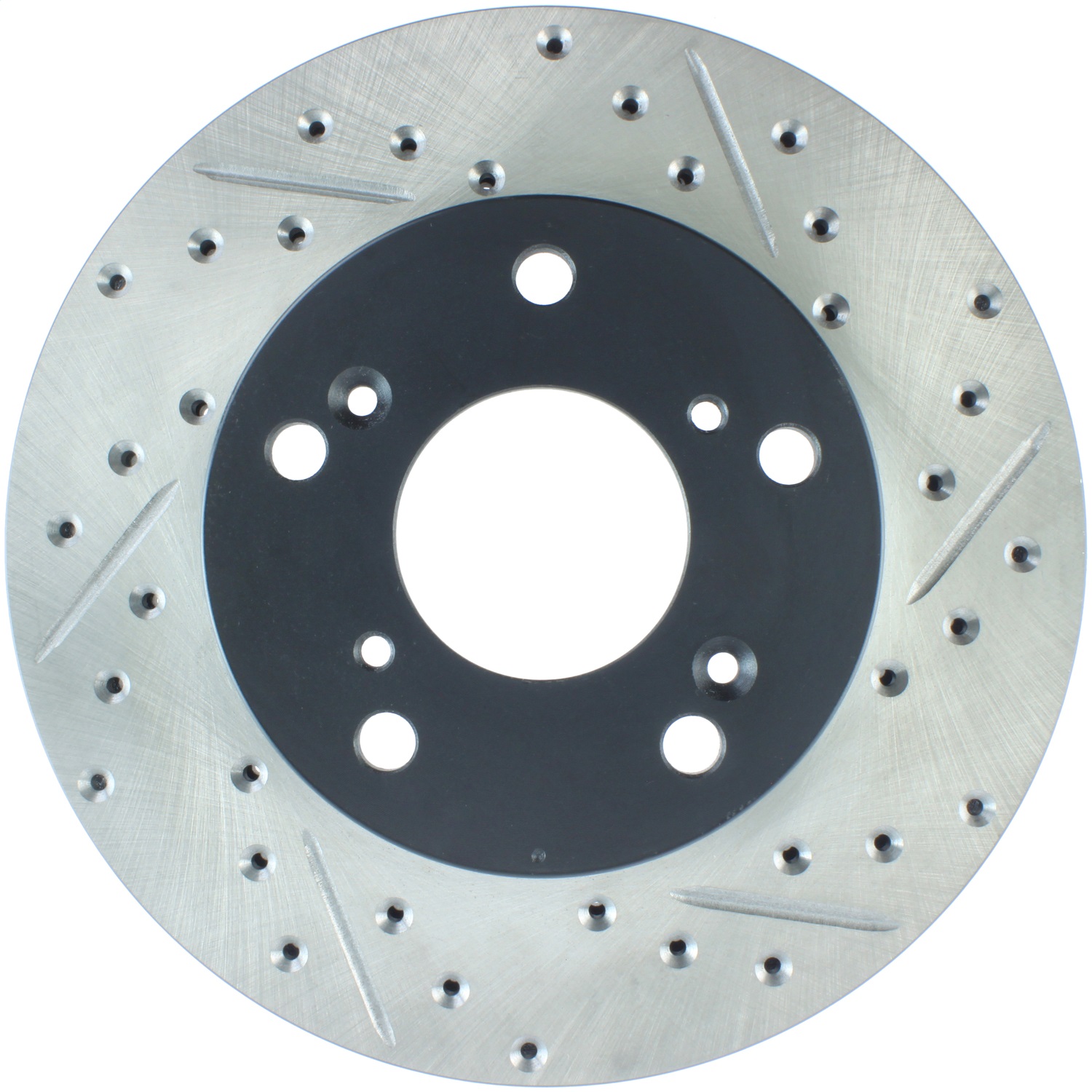StopTech 127.40056L Sport Cross-Drilled And Slotted Disc Brake Rotor