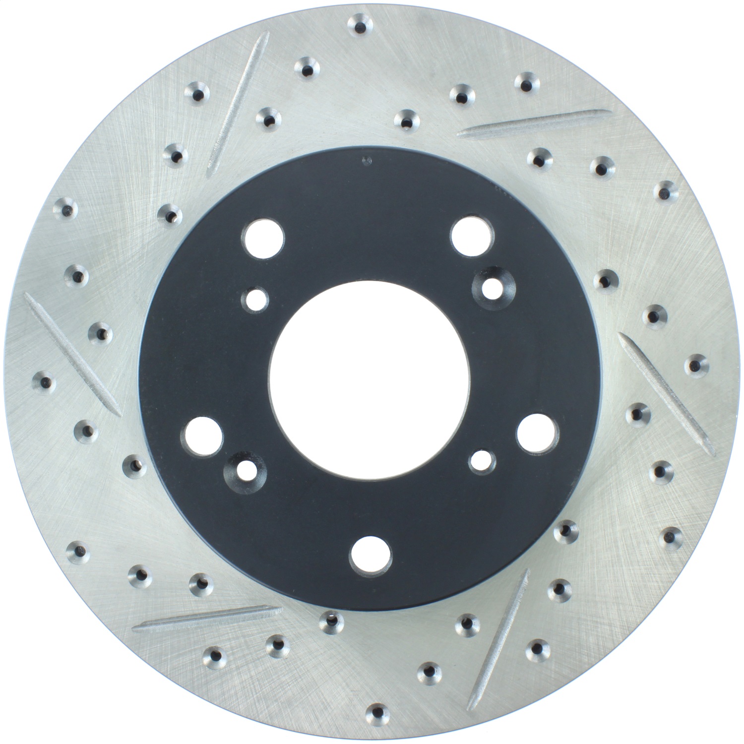 StopTech 127.40056R Sport Cross-Drilled And Slotted Disc Brake Rotor