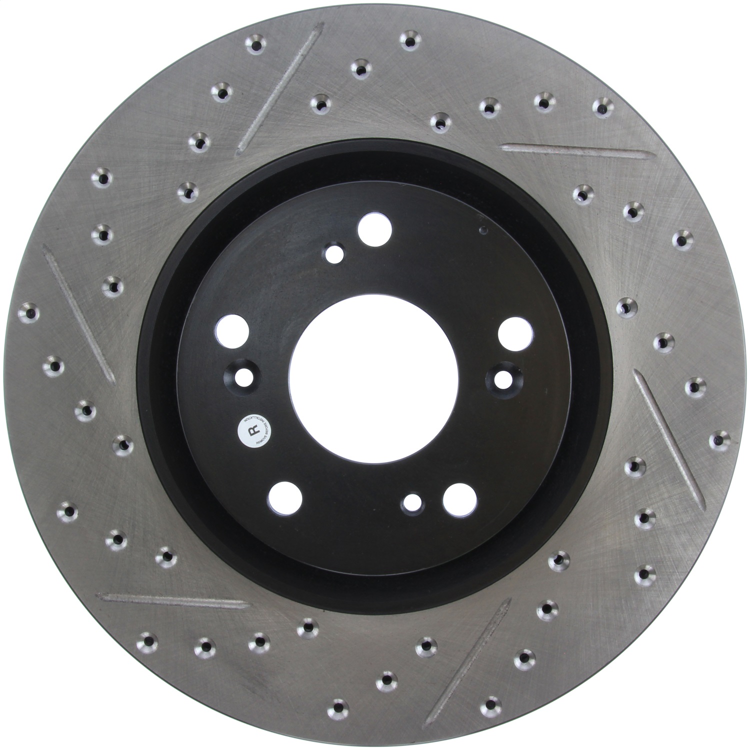StopTech 127.40057R Sport Cross-Drilled And Slotted Disc Brake Rotor