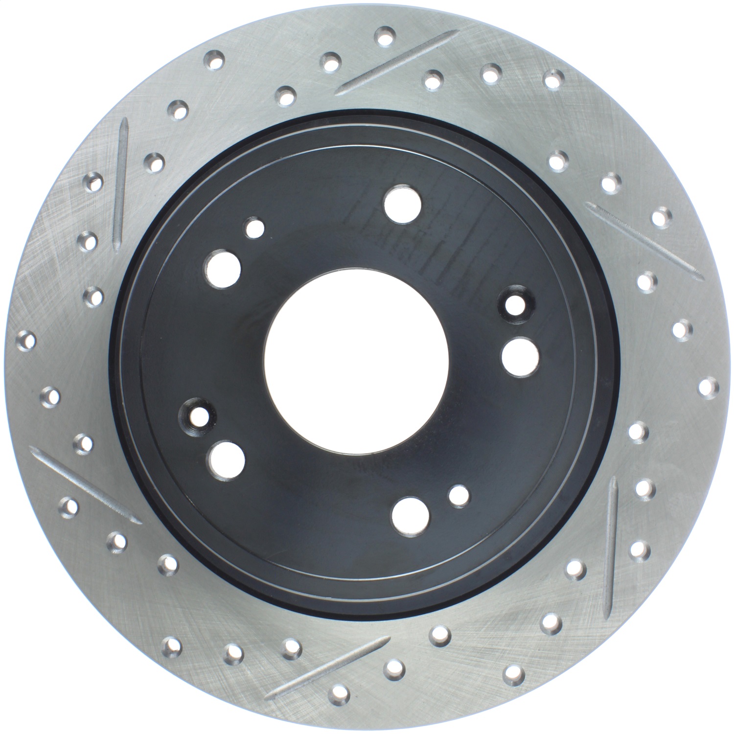 StopTech 127.40068R Sport Cross-Drilled And Slotted Disc Brake Rotor