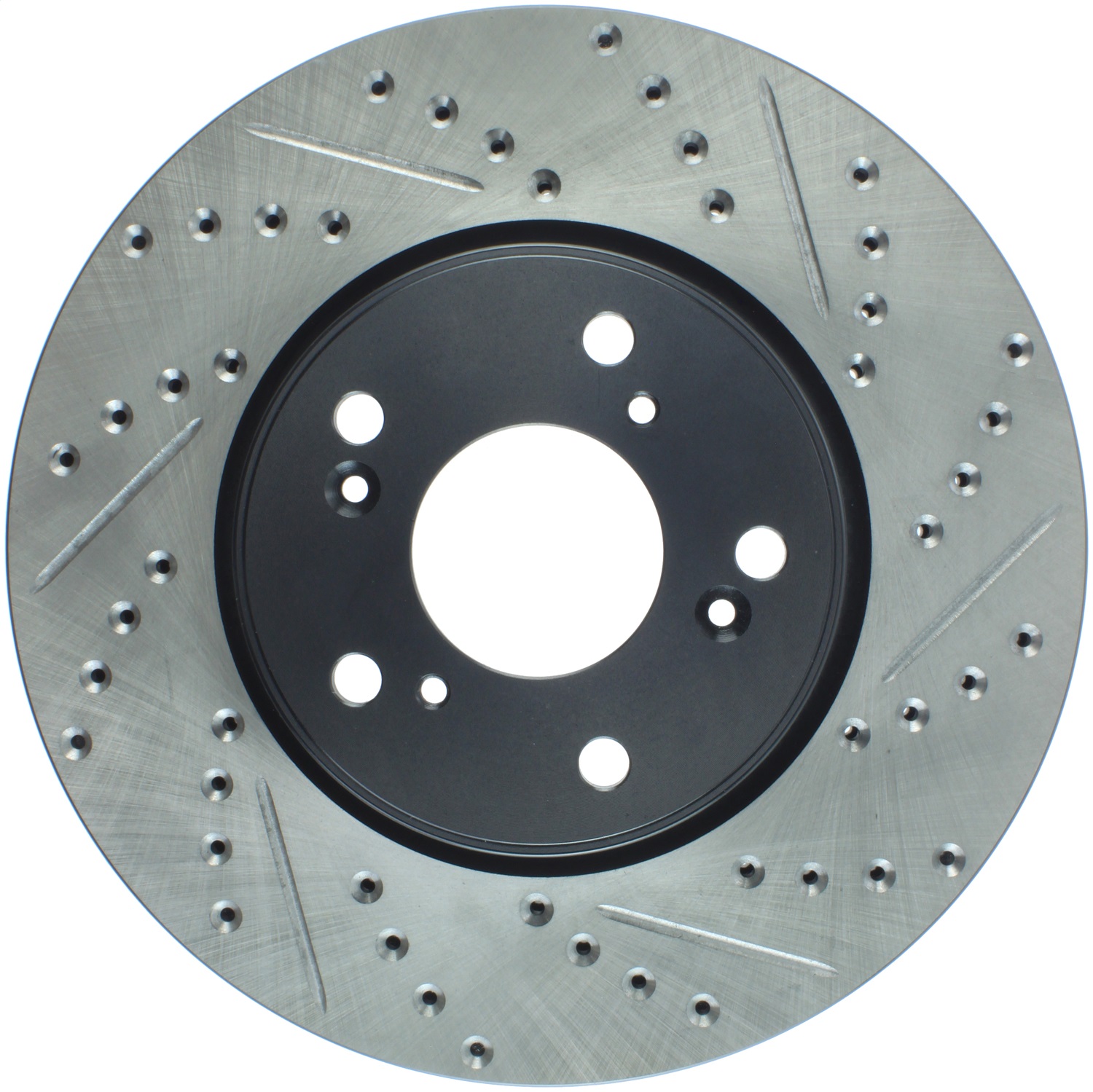 StopTech 127.40086L Sport Cross-Drilled And Slotted Disc Brake Rotor Fits Accord