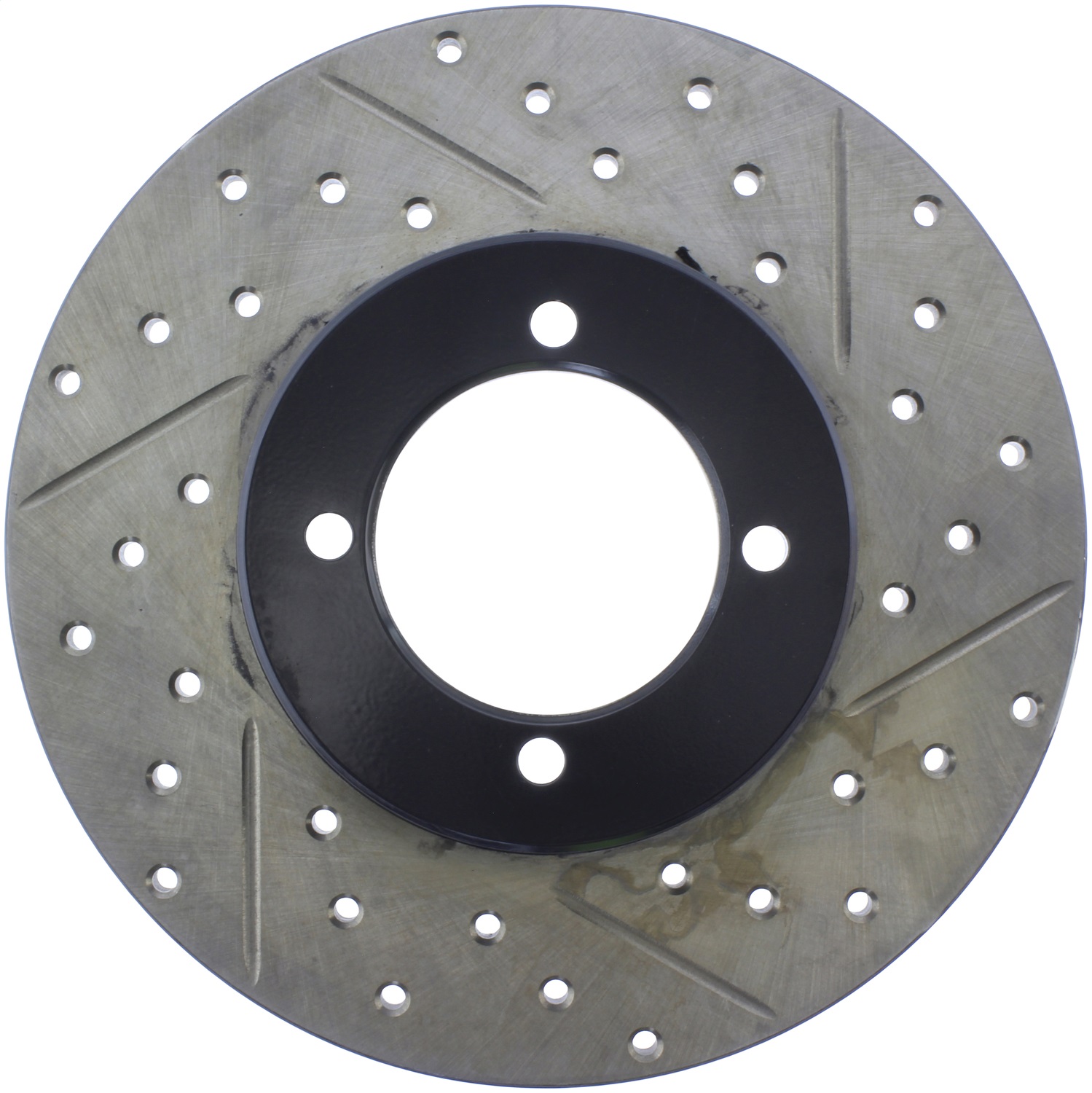 StopTech 127.42004L Sport Cross-Drilled And Slotted Disc Brake Rotor