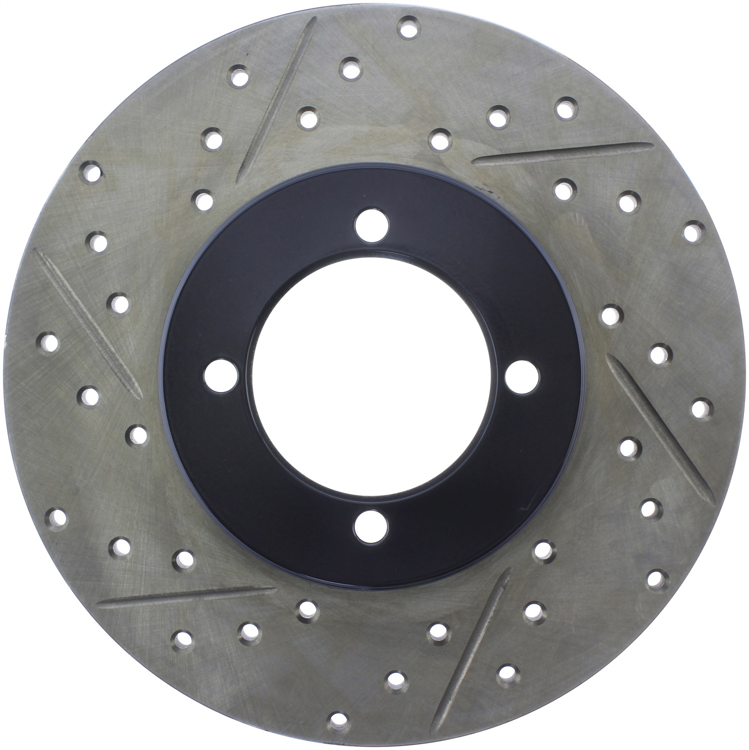 StopTech 127.42004R Sport Cross-Drilled And Slotted Disc Brake Rotor