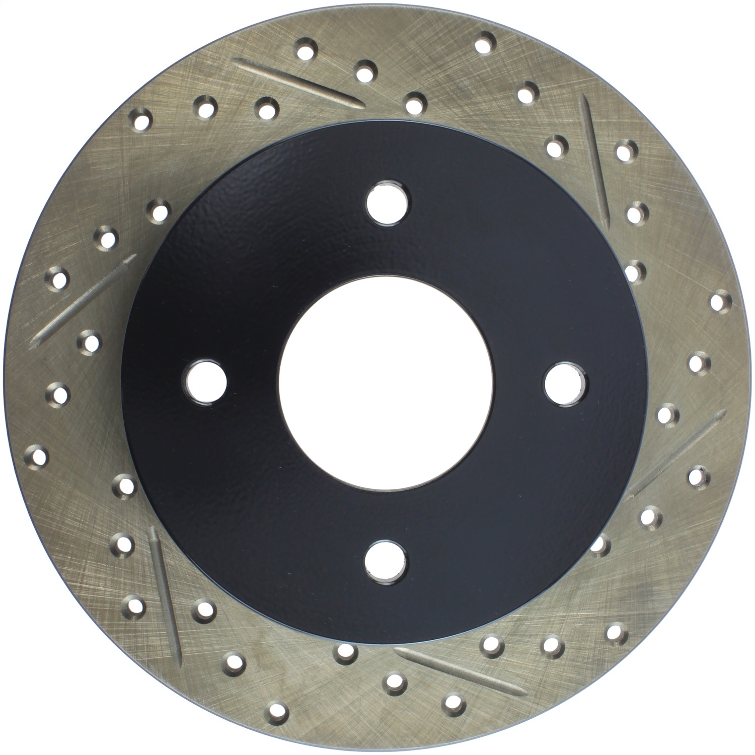 StopTech 127.42014L Sport Cross-Drilled And Slotted Disc Brake Rotor Fits 280ZX