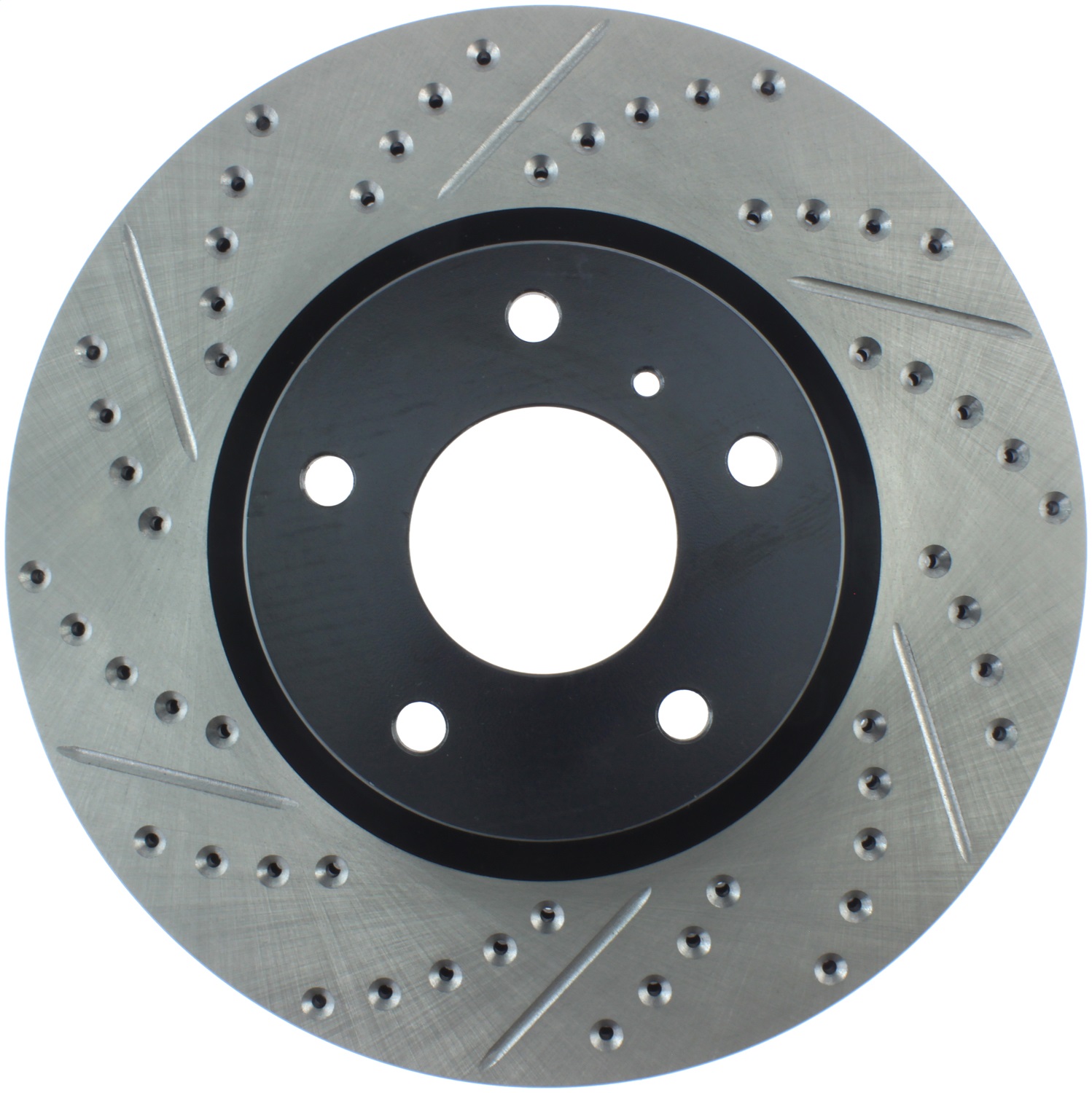 StopTech 127.42074R Sport Cross-Drilled And Slotted Disc Brake Rotor