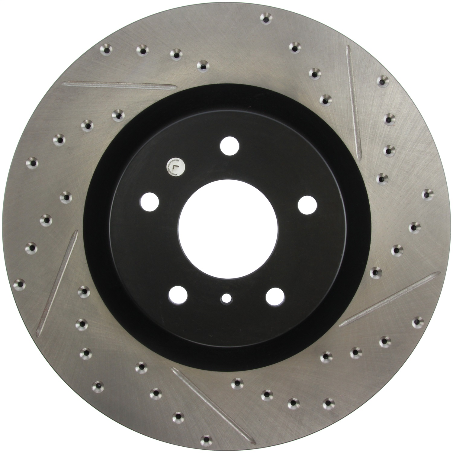 StopTech 127.42076L Sport Cross-Drilled And Slotted Disc Brake Rotor