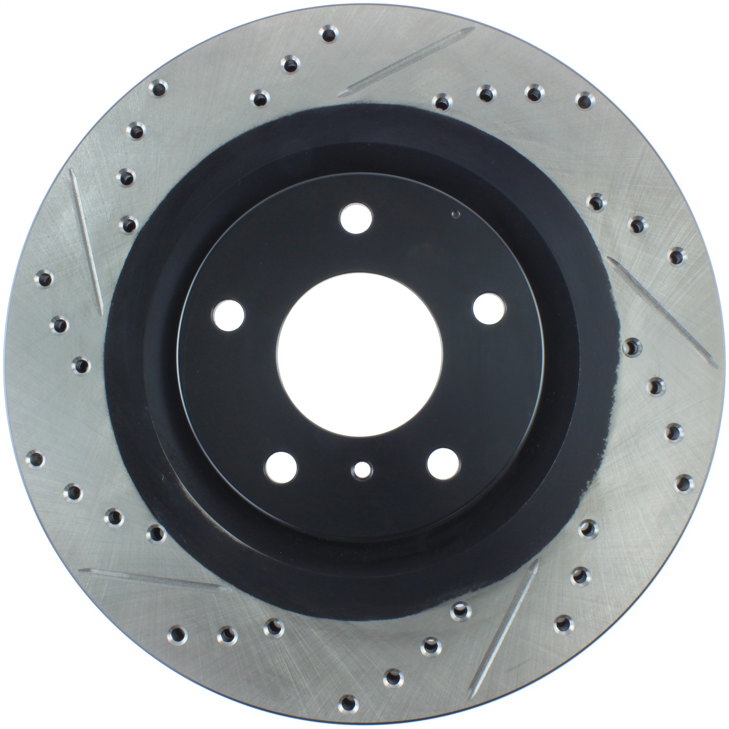 StopTech 127.42080R Sport Cross-Drilled And Slotted Disc Brake Rotor