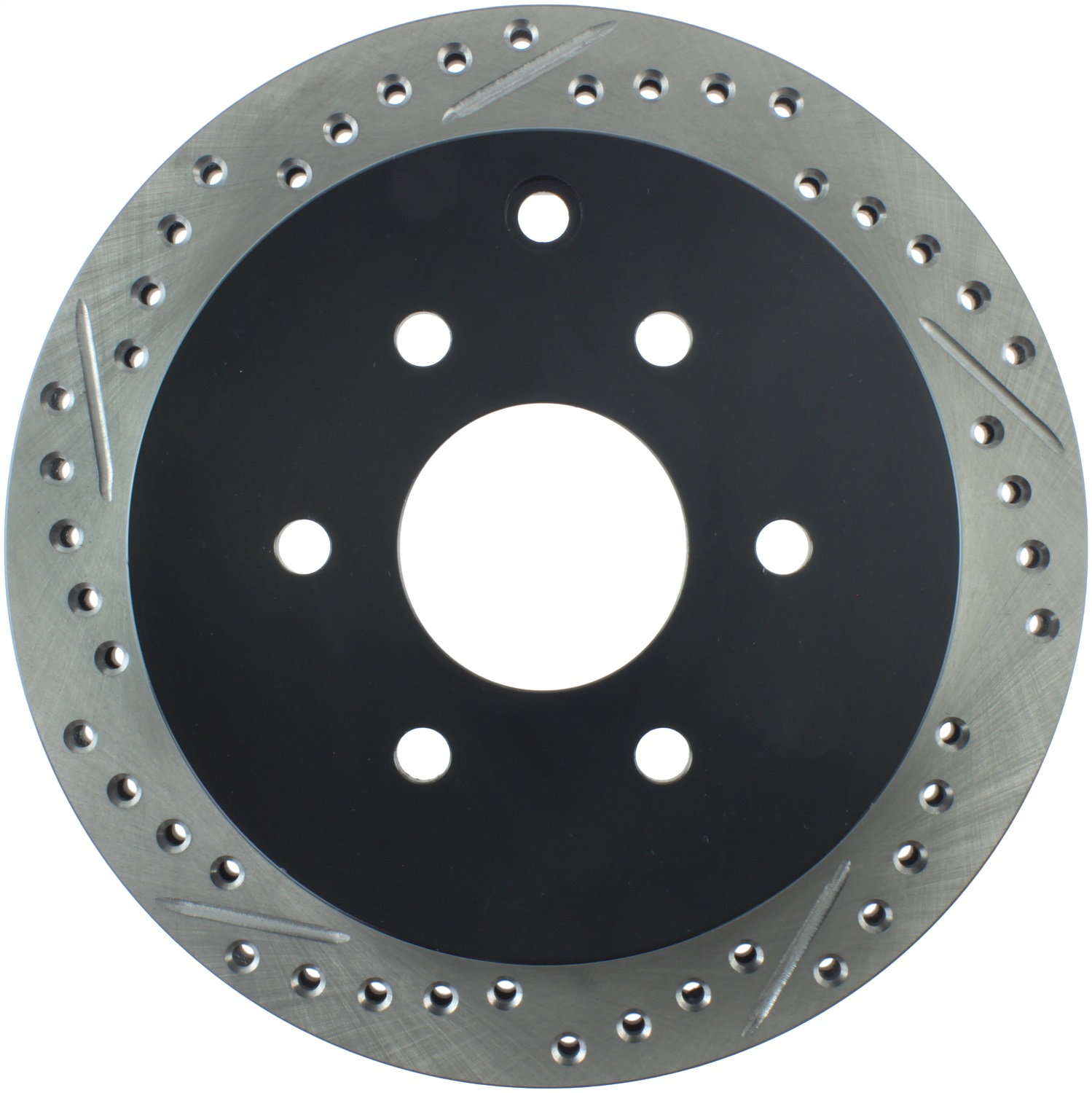 StopTech 127.42087R Sport Cross-Drilled And Slotted Disc Brake Rotor