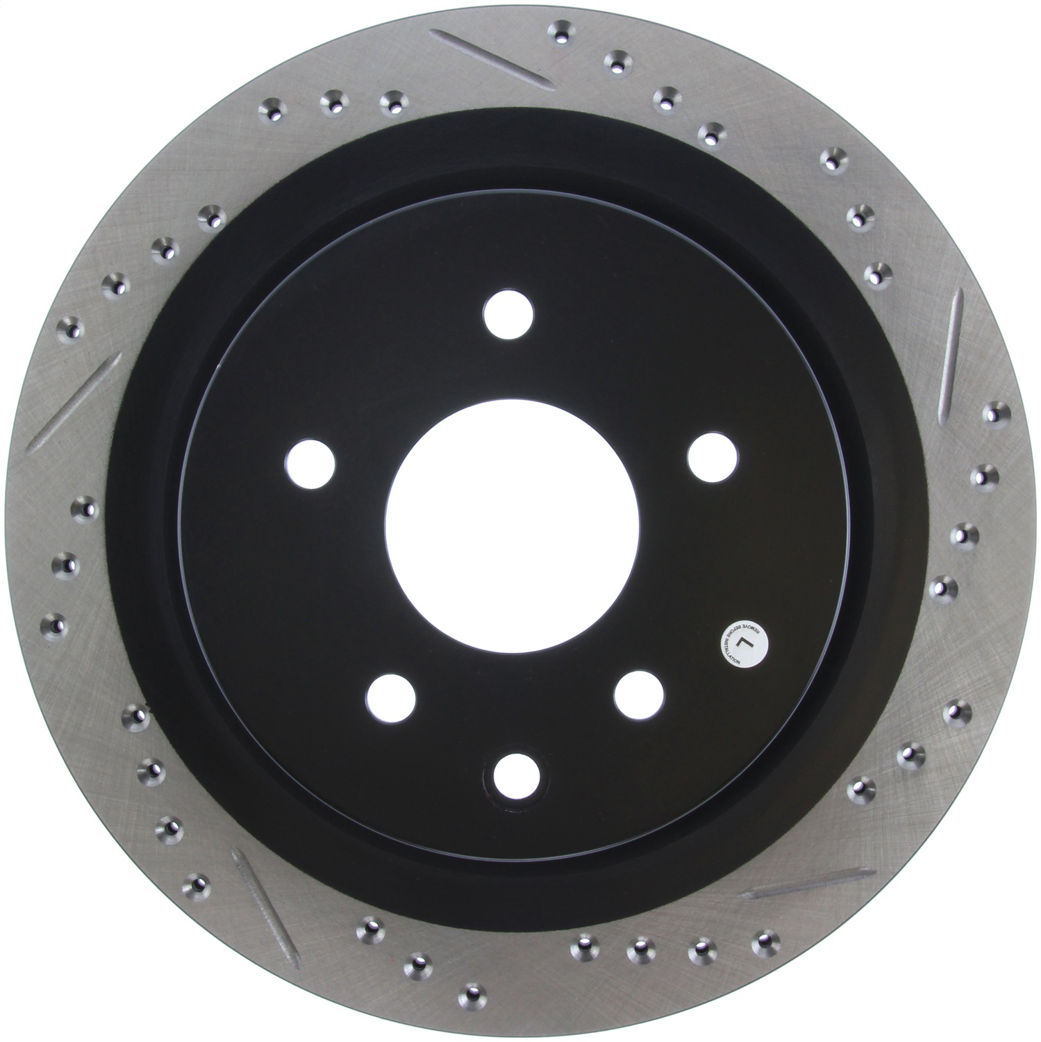 StopTech 127.42088L Sport Cross-Drilled And Slotted Disc Brake Rotor
