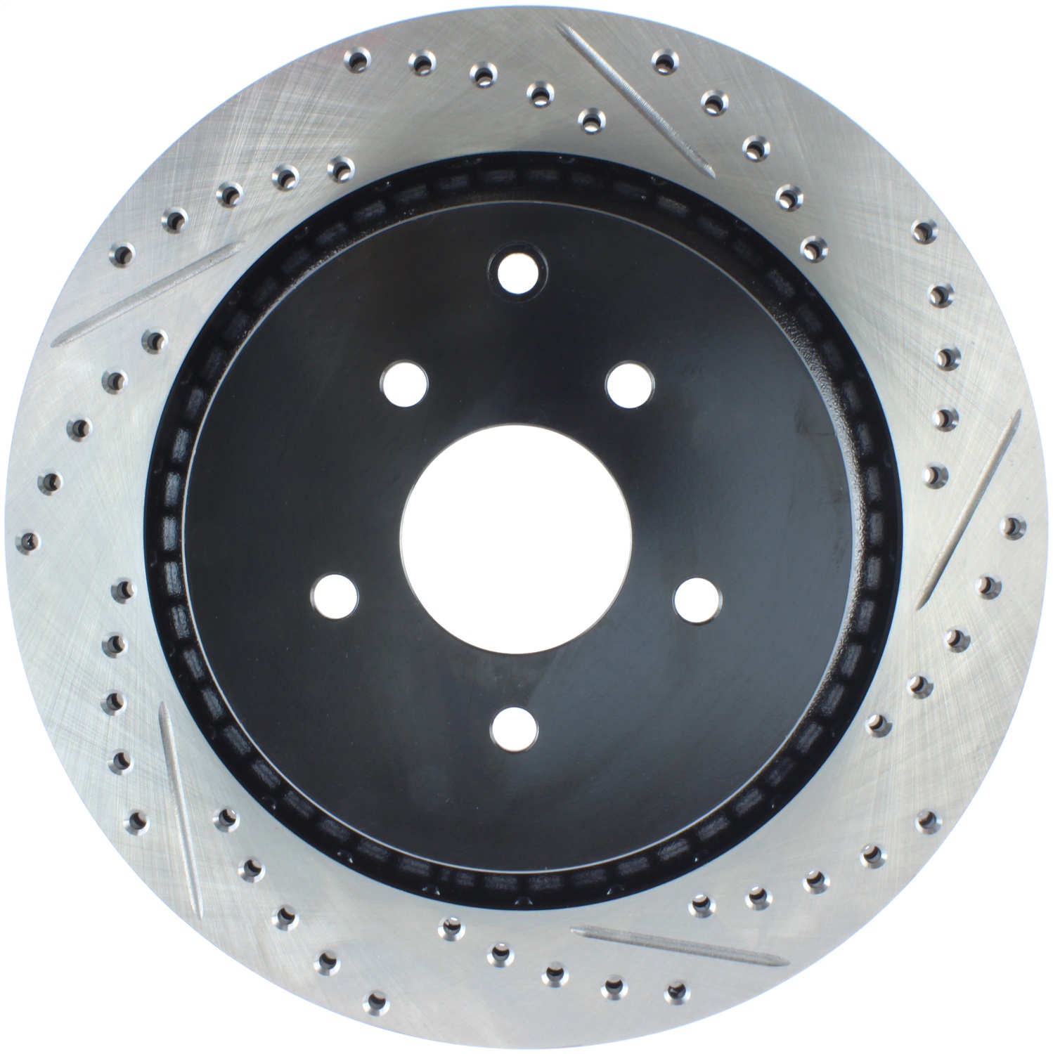 StopTech 127.42105L Sport Cross-Drilled And Slotted Disc Brake Rotor