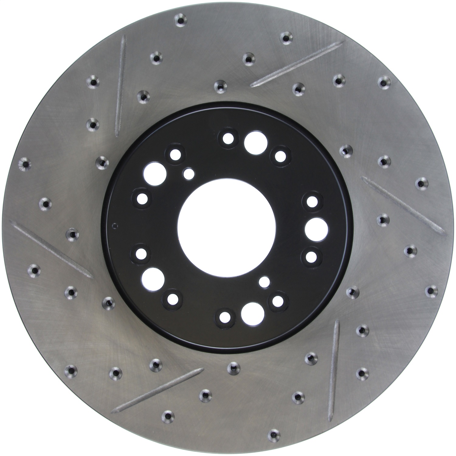 StopTech 127.44083R Sport Cross-Drilled And Slotted Disc Brake Rotor