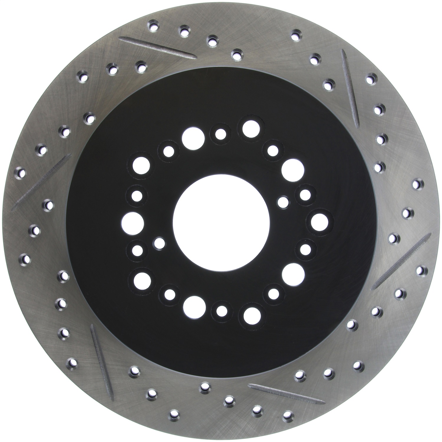 StopTech 127.44084L Sport Cross-Drilled And Slotted Disc Brake Rotor