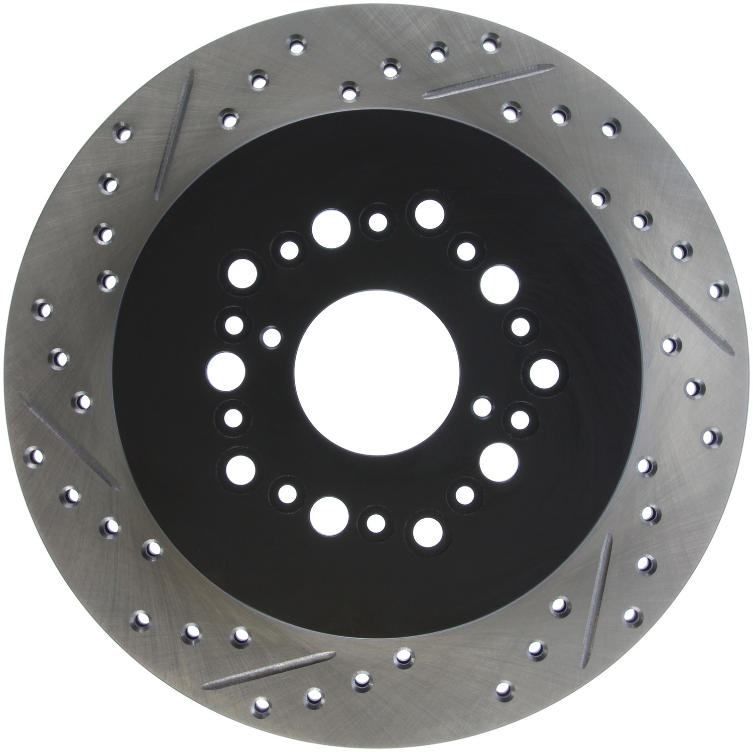 StopTech 127.44084R Sport Cross-Drilled And Slotted Disc Brake Rotor