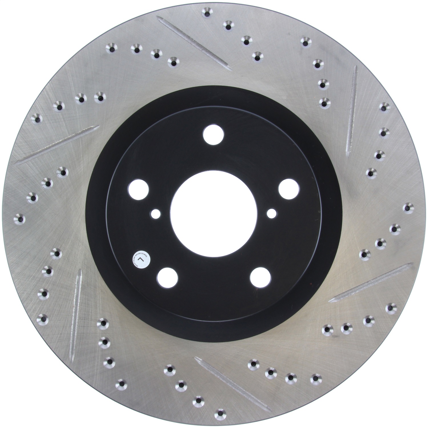 StopTech 127.44103L Sport Cross-Drilled And Slotted Disc Brake Rotor Fits Supra