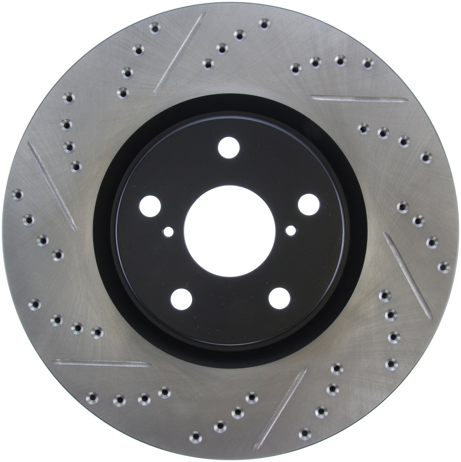 StopTech 127.44104R Sport Cross-Drilled And Slotted Disc Brake Rotor Fits Supra