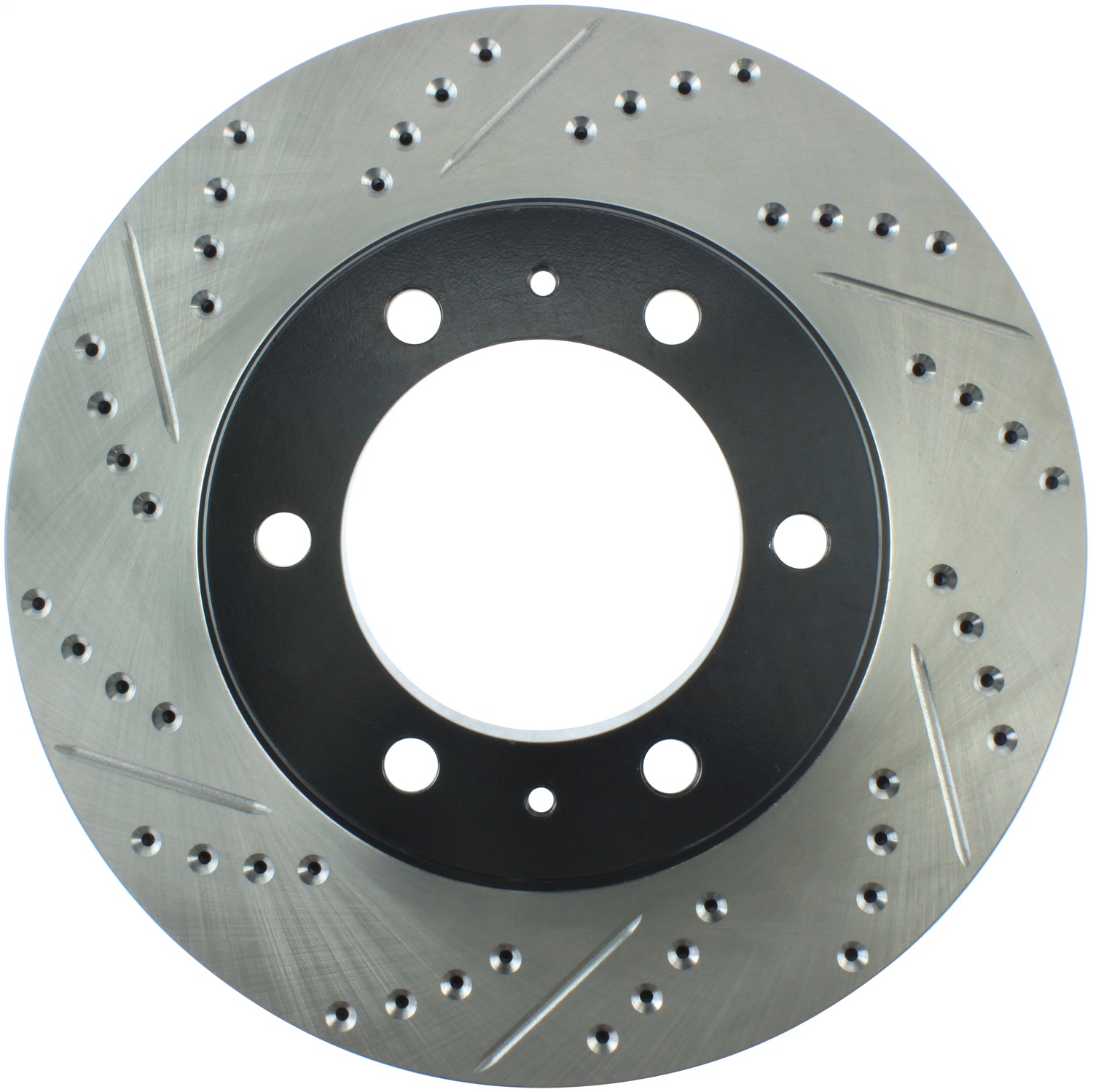 StopTech 127.44129R Sport Cross-Drilled And Slotted Disc Brake Rotor