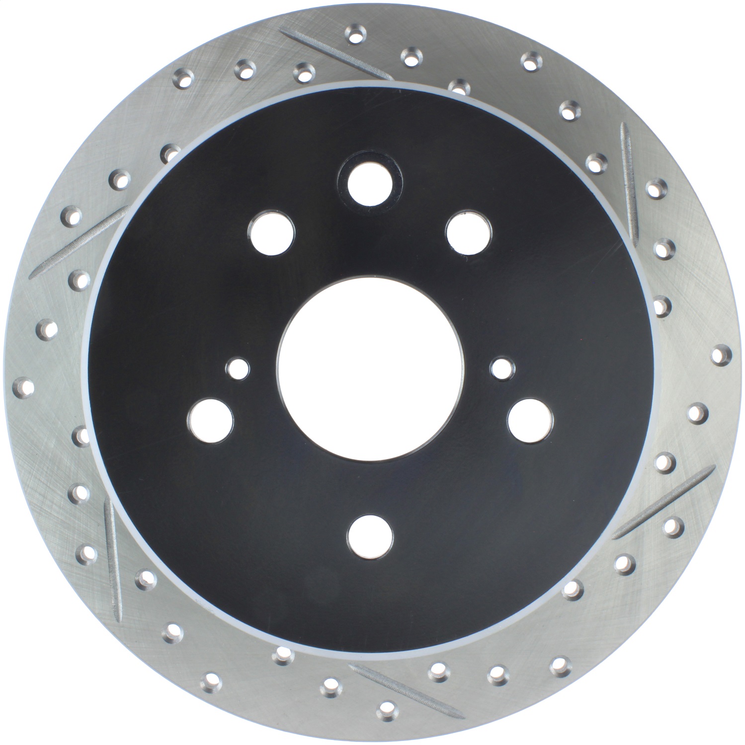StopTech 127.44142L Sport Cross-Drilled And Slotted Disc Brake Rotor Fits IS250