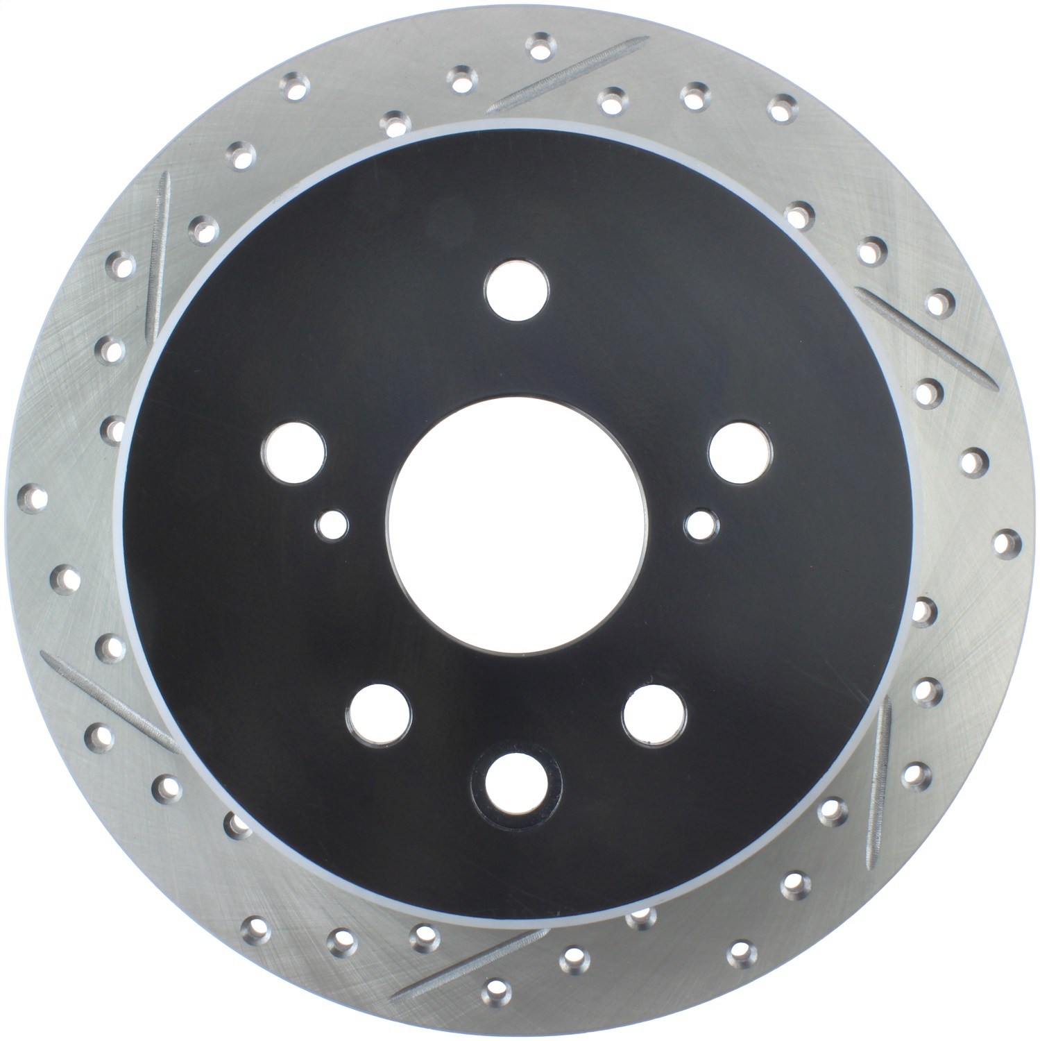 StopTech 127.44142R Sport Cross-Drilled And Slotted Disc Brake Rotor Fits IS250