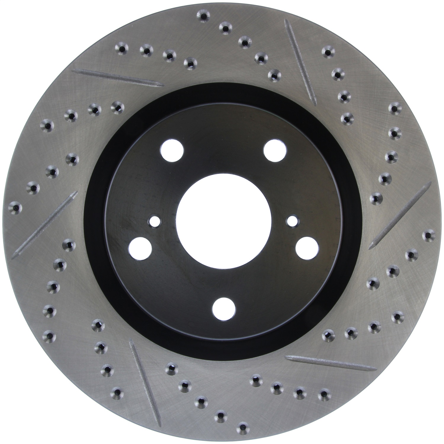 StopTech 127.44146L Sport Cross-Drilled And Slotted Disc Brake Rotor
