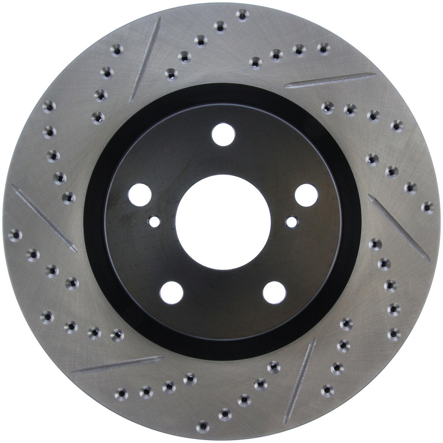 StopTech 127.44146R Sport Cross-Drilled And Slotted Disc Brake Rotor