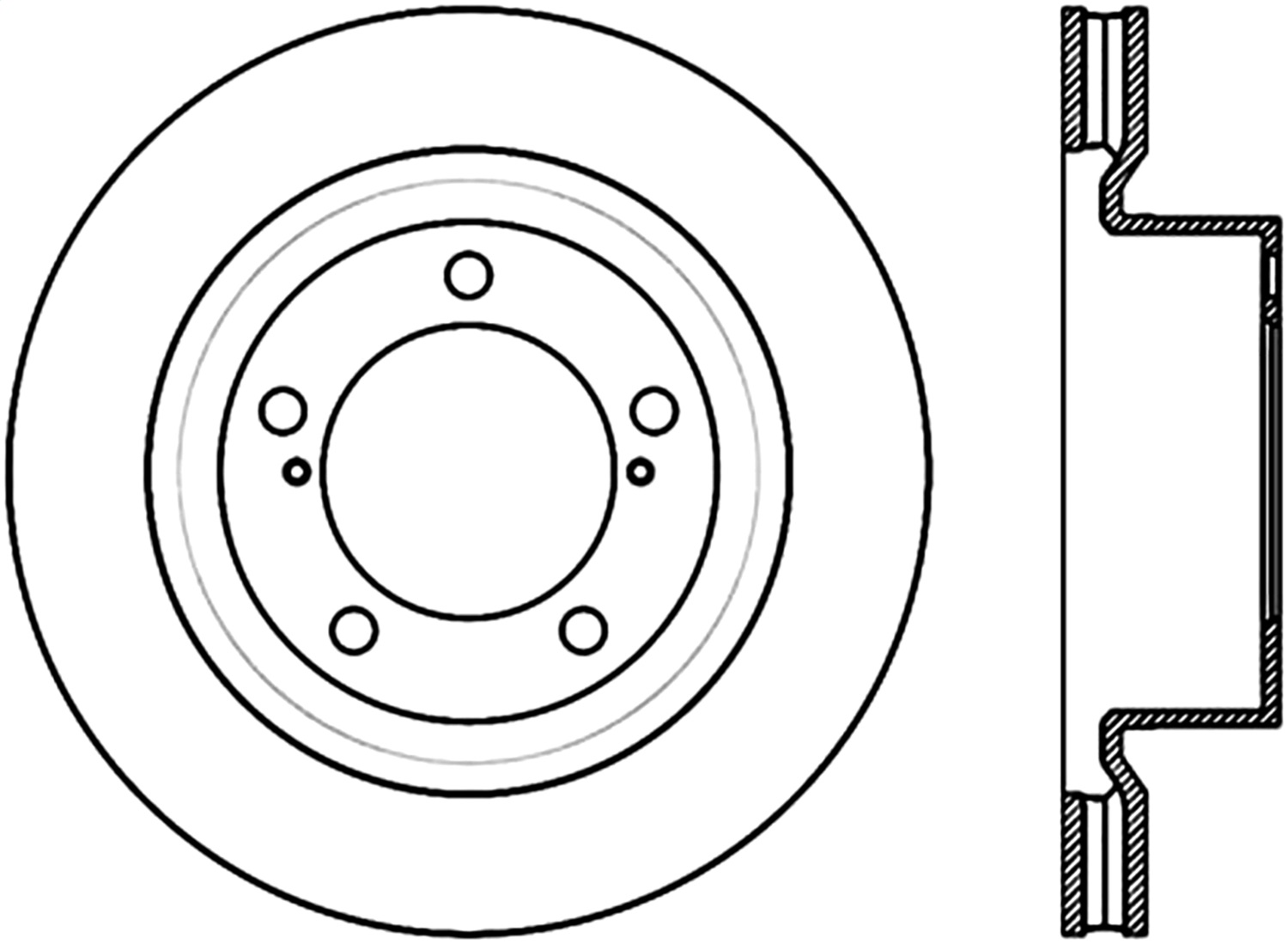 StopTech 127.44156CR Disc Brake Rotor