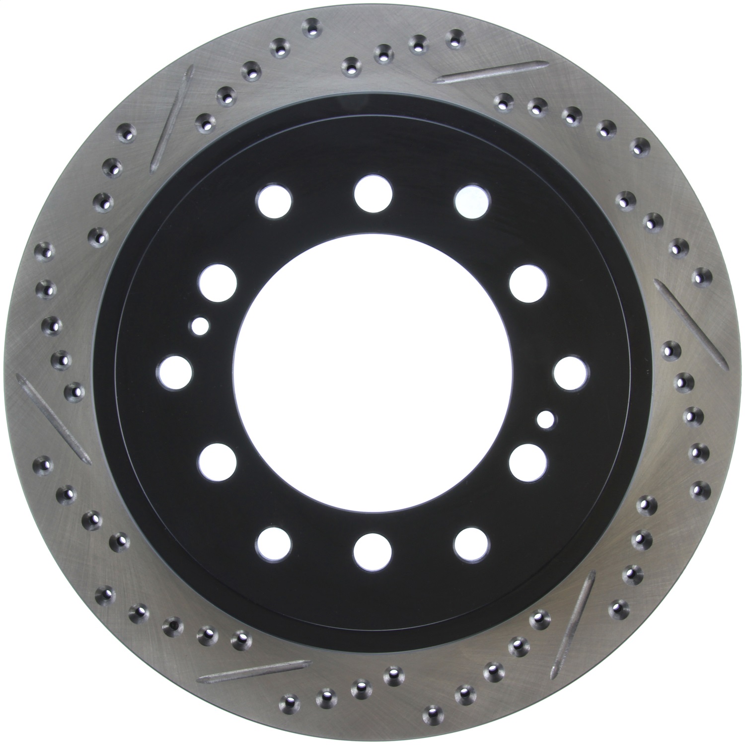 StopTech 127.44175R Sport Cross-Drilled And Slotted Disc Brake Rotor
