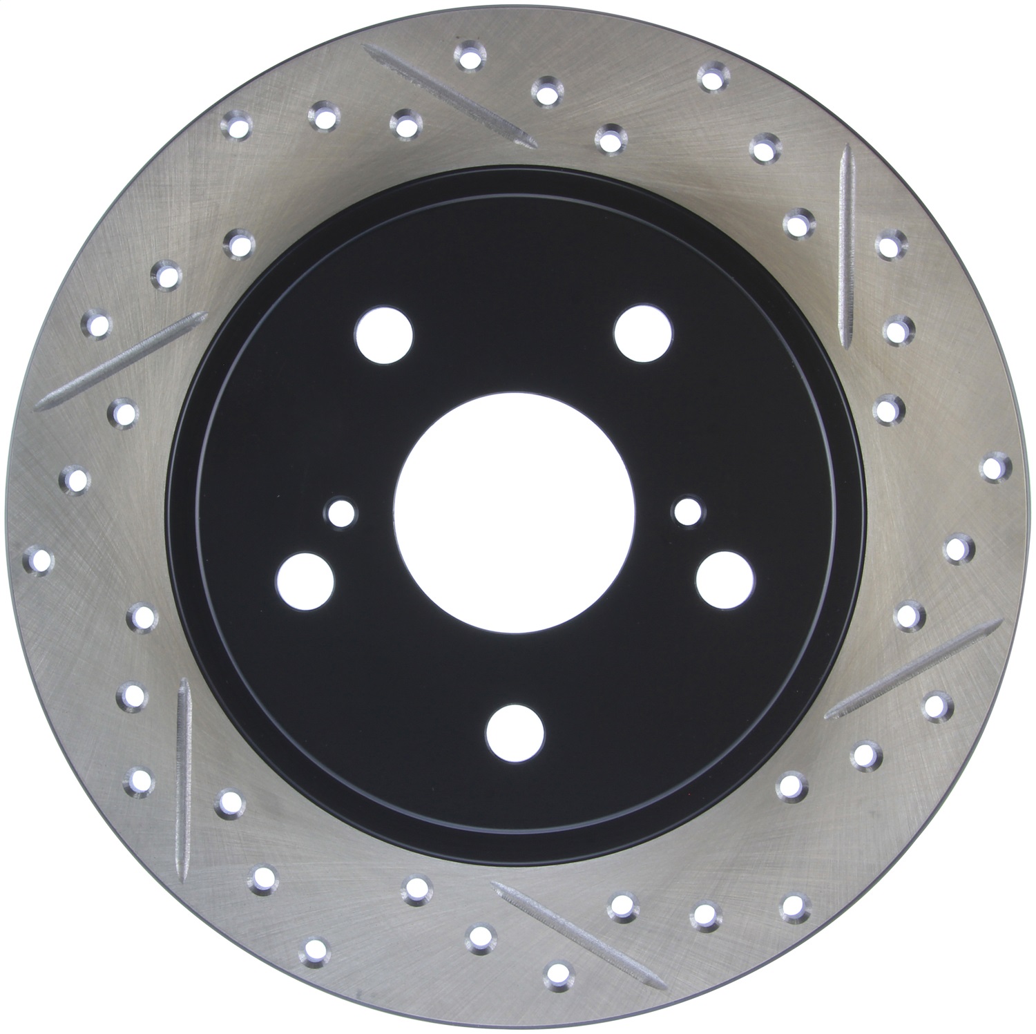 StopTech 127.44179L Sport Cross-Drilled And Slotted Disc Brake Rotor Fits tC