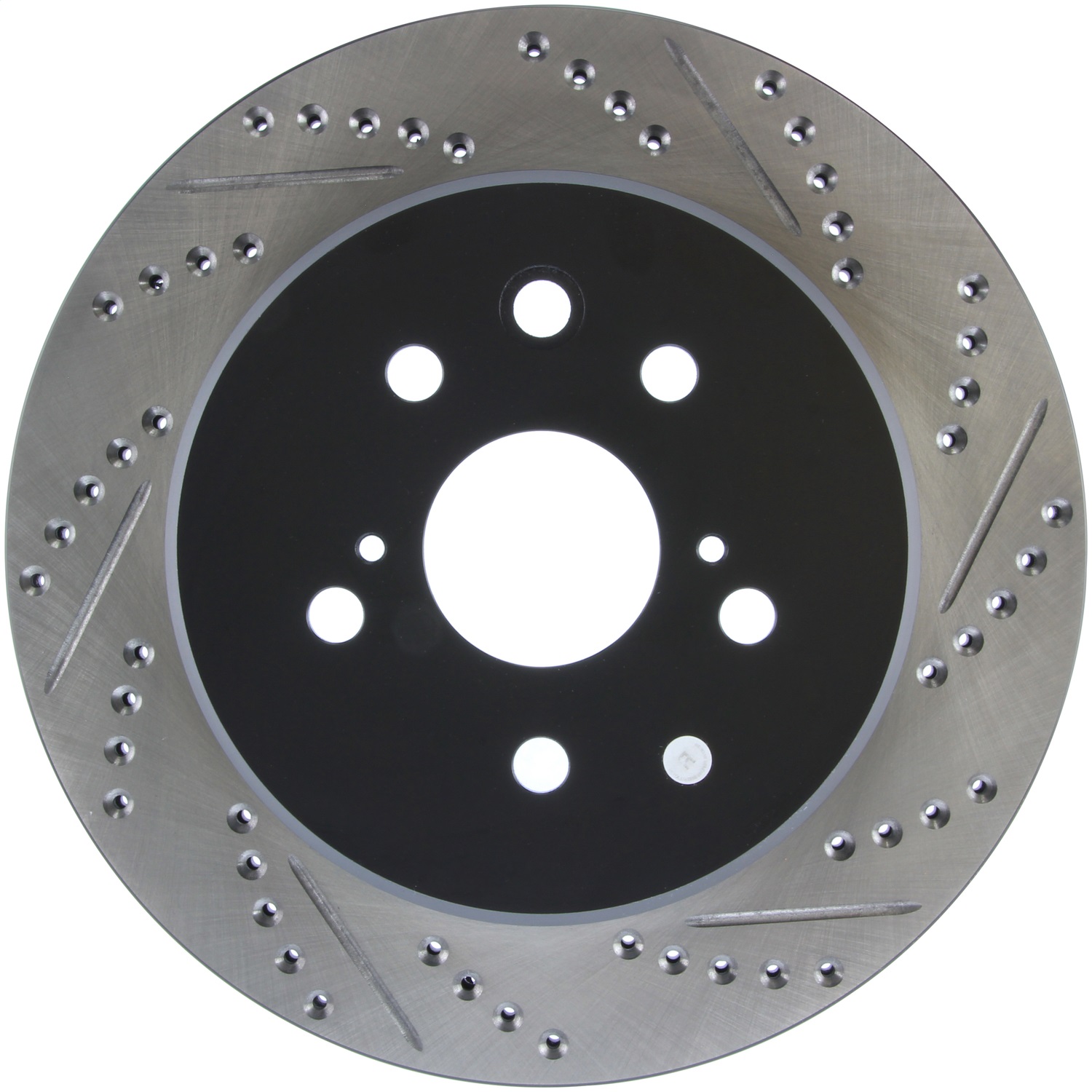 StopTech 127.44189L Sport Cross-Drilled And Slotted Disc Brake Rotor