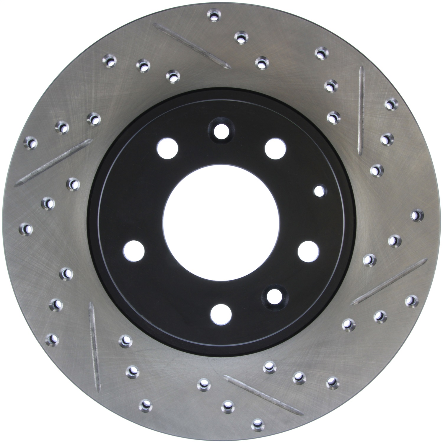 StopTech 127.45051L Sport Cross-Drilled And Slotted Disc Brake Rotor Fits RX-7