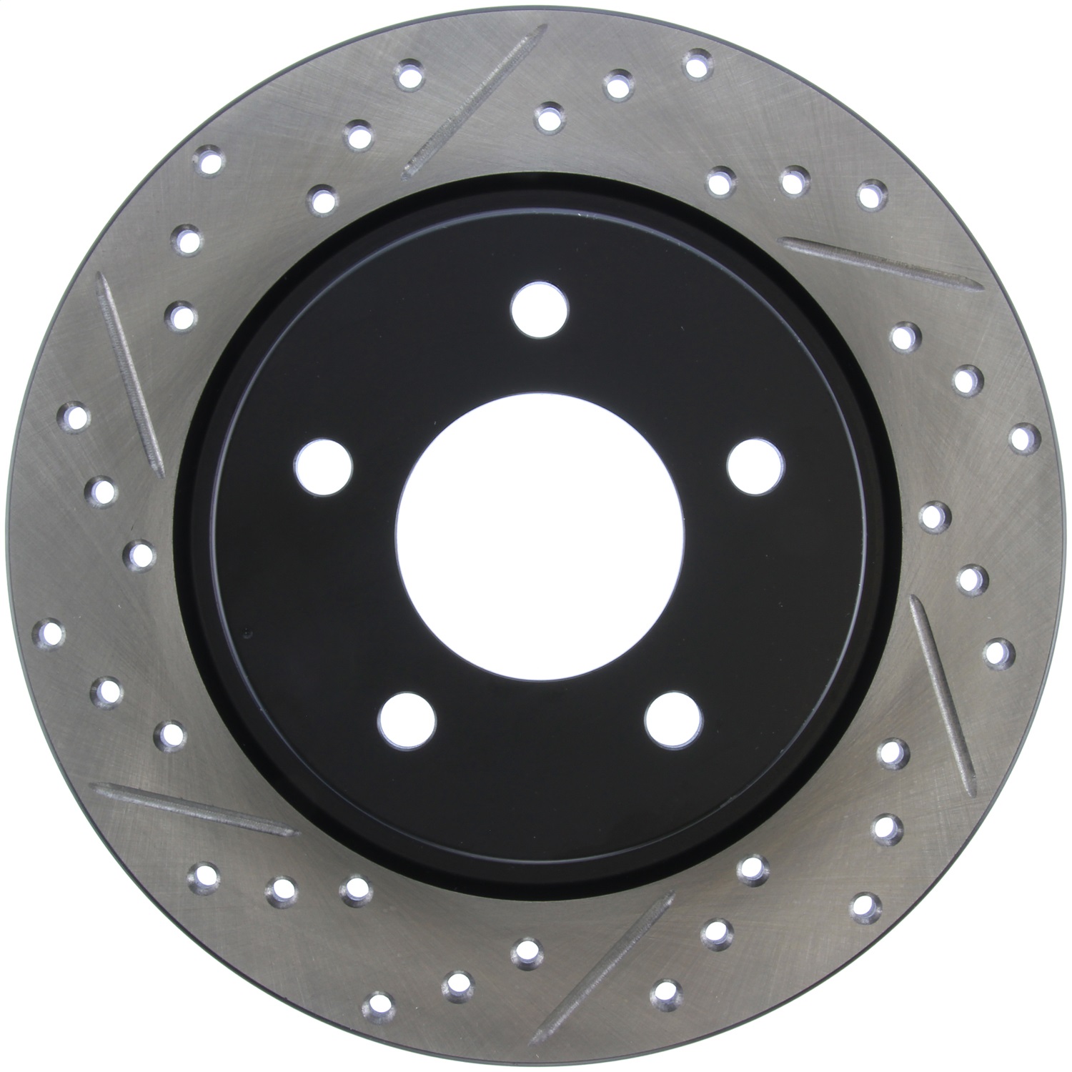 StopTech 127.45067R Sport Cross-Drilled And Slotted Disc Brake Rotor