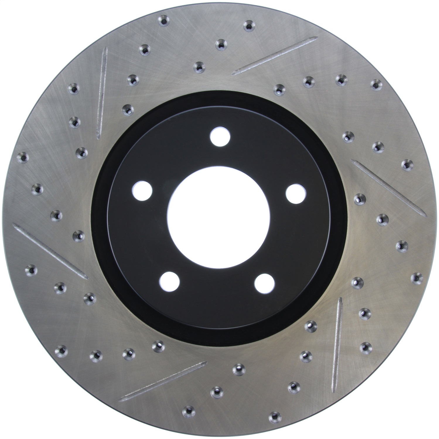 StopTech 127.45078R Sport Cross-Drilled And Slotted Disc Brake Rotor Fits 3