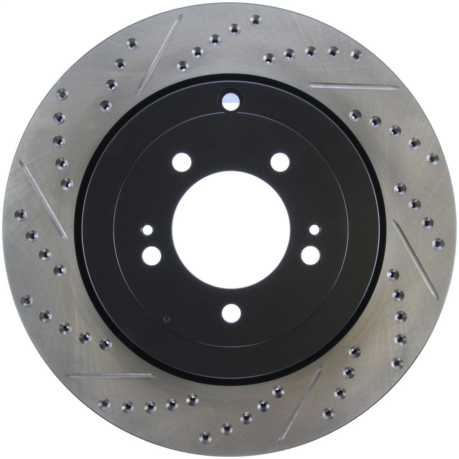 StopTech 127.46075R Sport Cross-Drilled And Slotted Disc Brake Rotor Fits Lancer