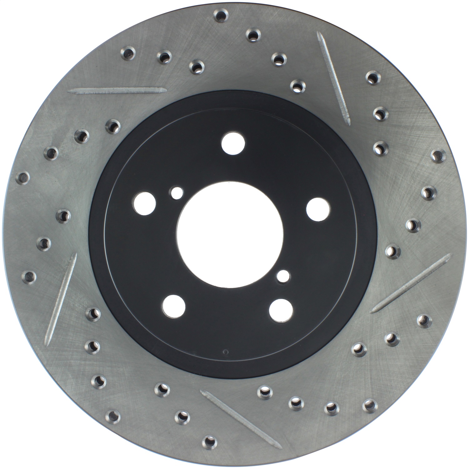 Stoptech Sport Slotted/Drilled Brake Rotor; Front Left - 127.47012L